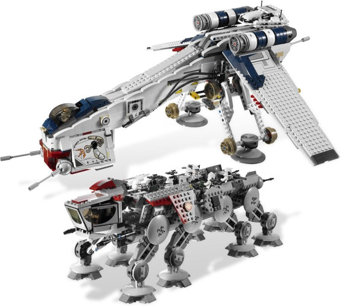 Republic Dropship with AT-OT 10195 | Star Wars | LEGO