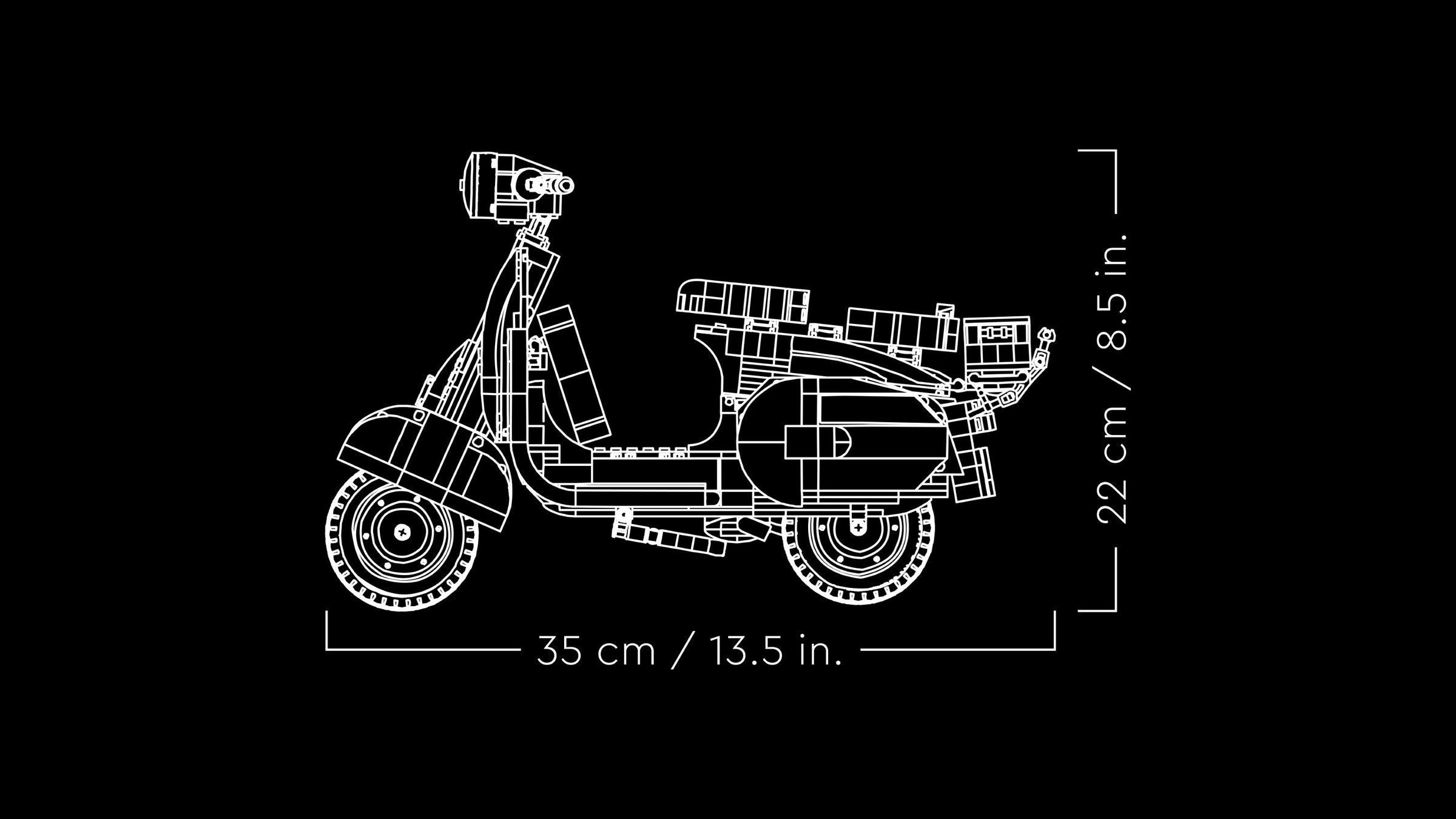 Vespa 125 10298 | Icons | LEGO – image 4