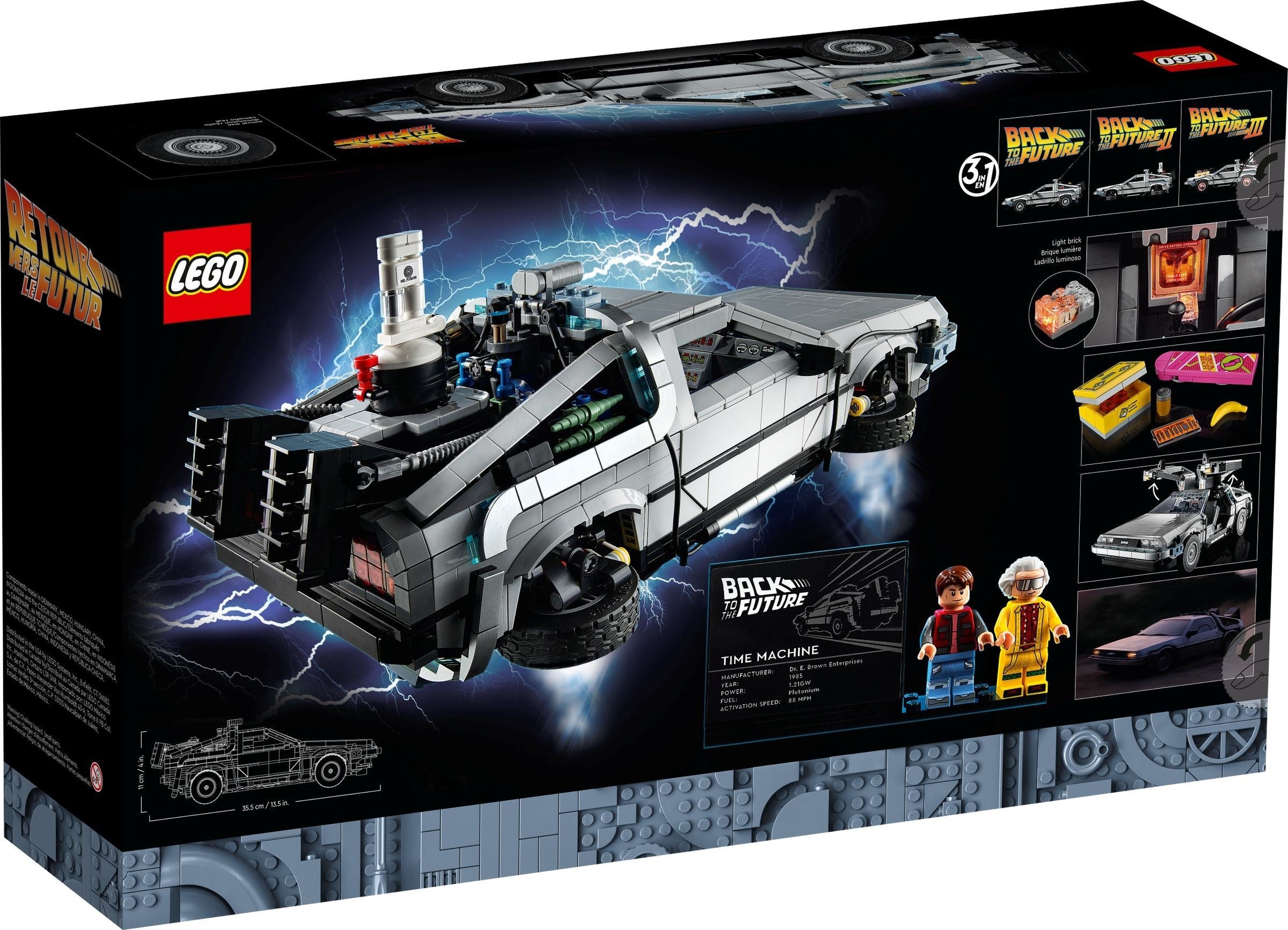 Back to the Future Time Machine 10300 | Icons | LEGO – image 13