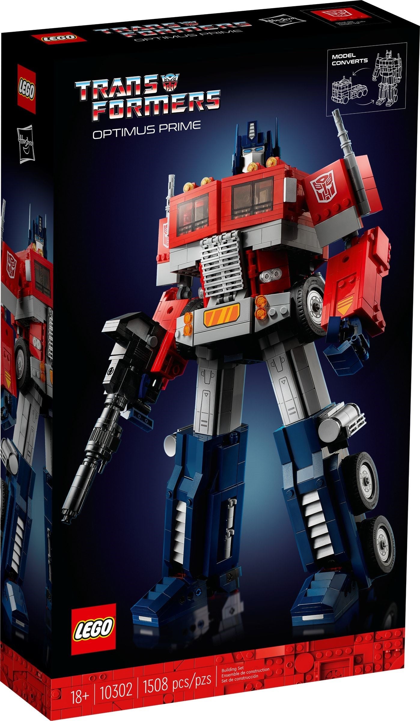 Optimus Prime 10302 | Icons | LEGO
