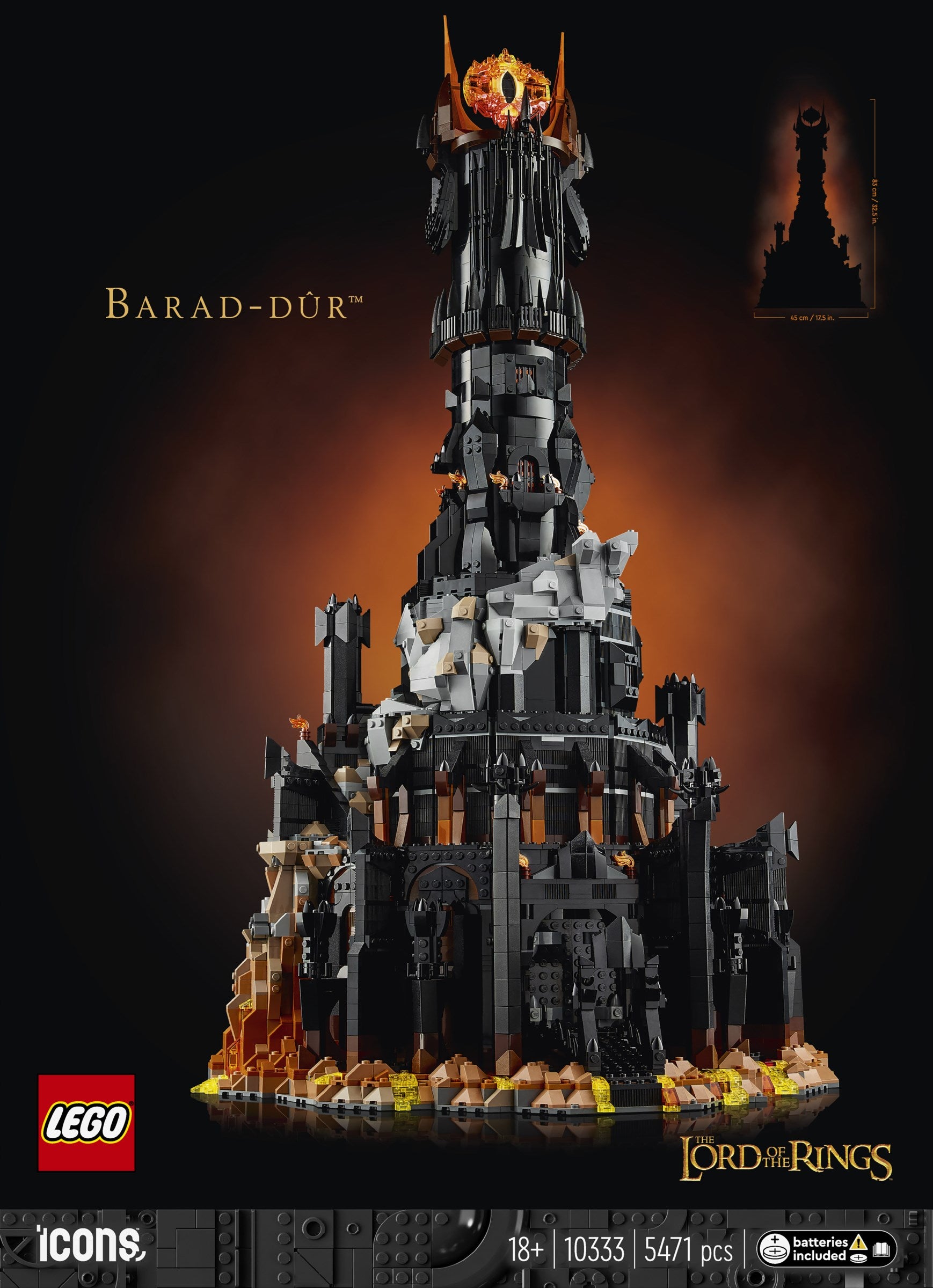 The Lord of the Rings: Barad-dûr 10333 | Icons | LEGO – image 4