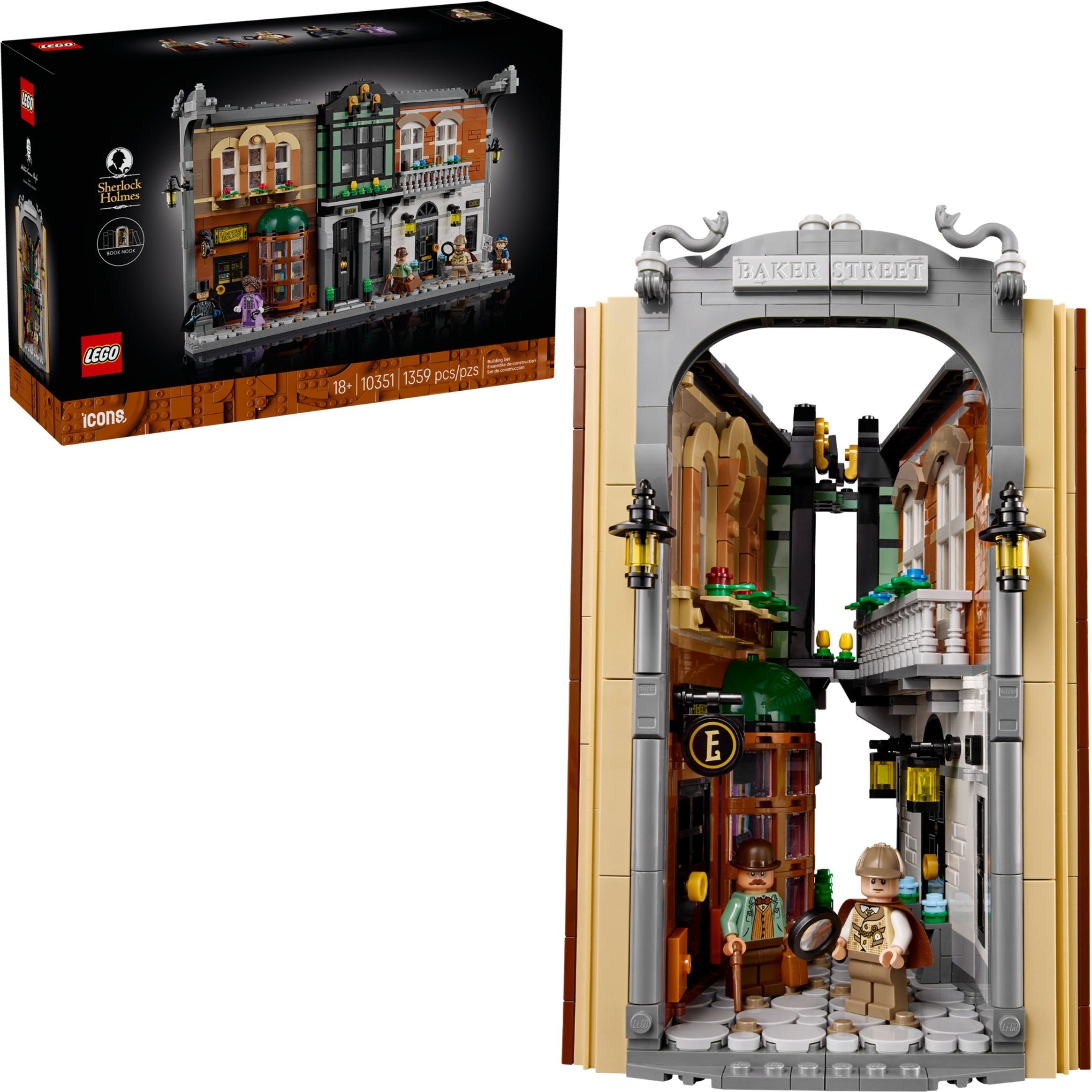 Sherlock Holmes: Book Nook 10351 | Icons | LEGO – image 3