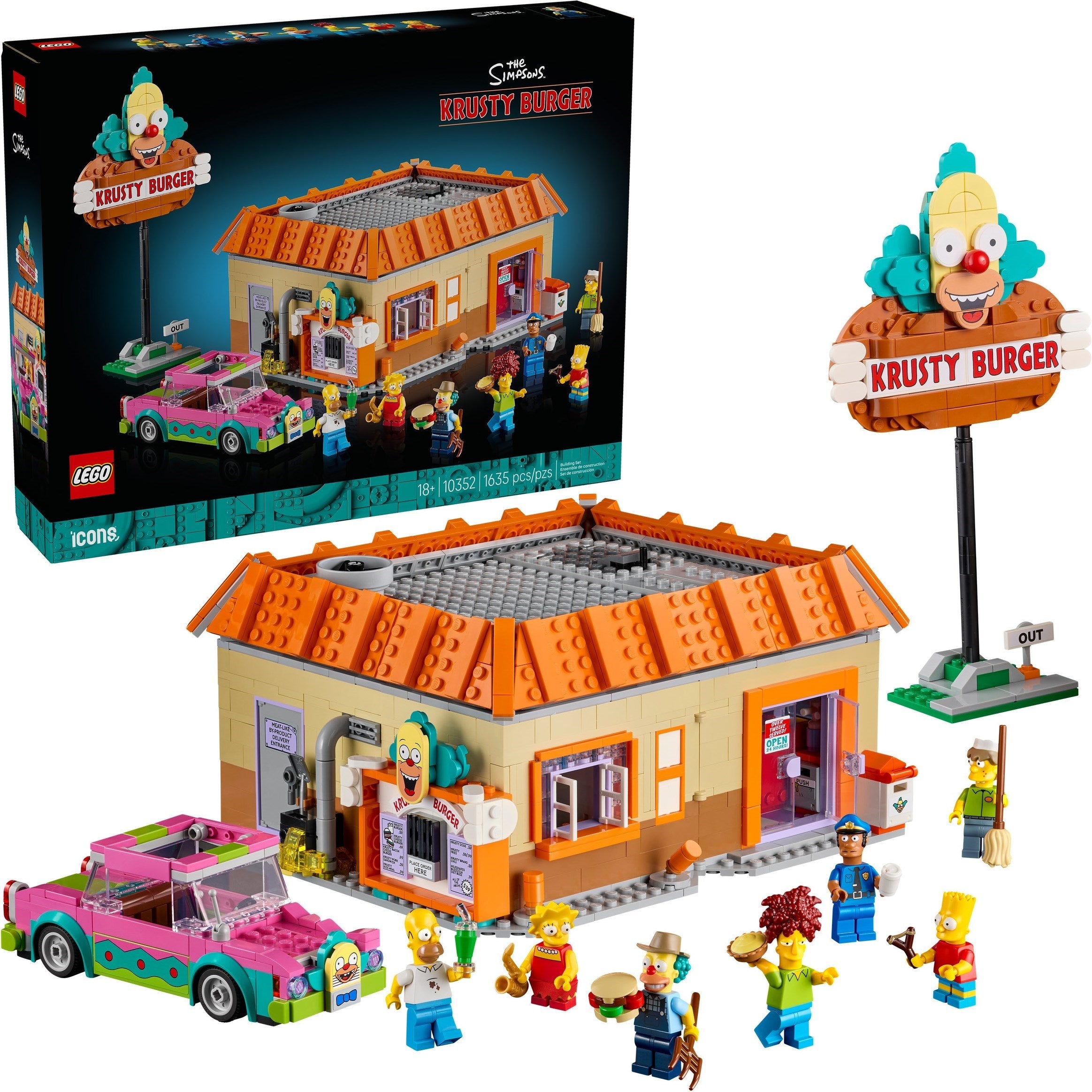 The Simpsons: Krusty Burger 10352 | Icons | LEGO – image 3