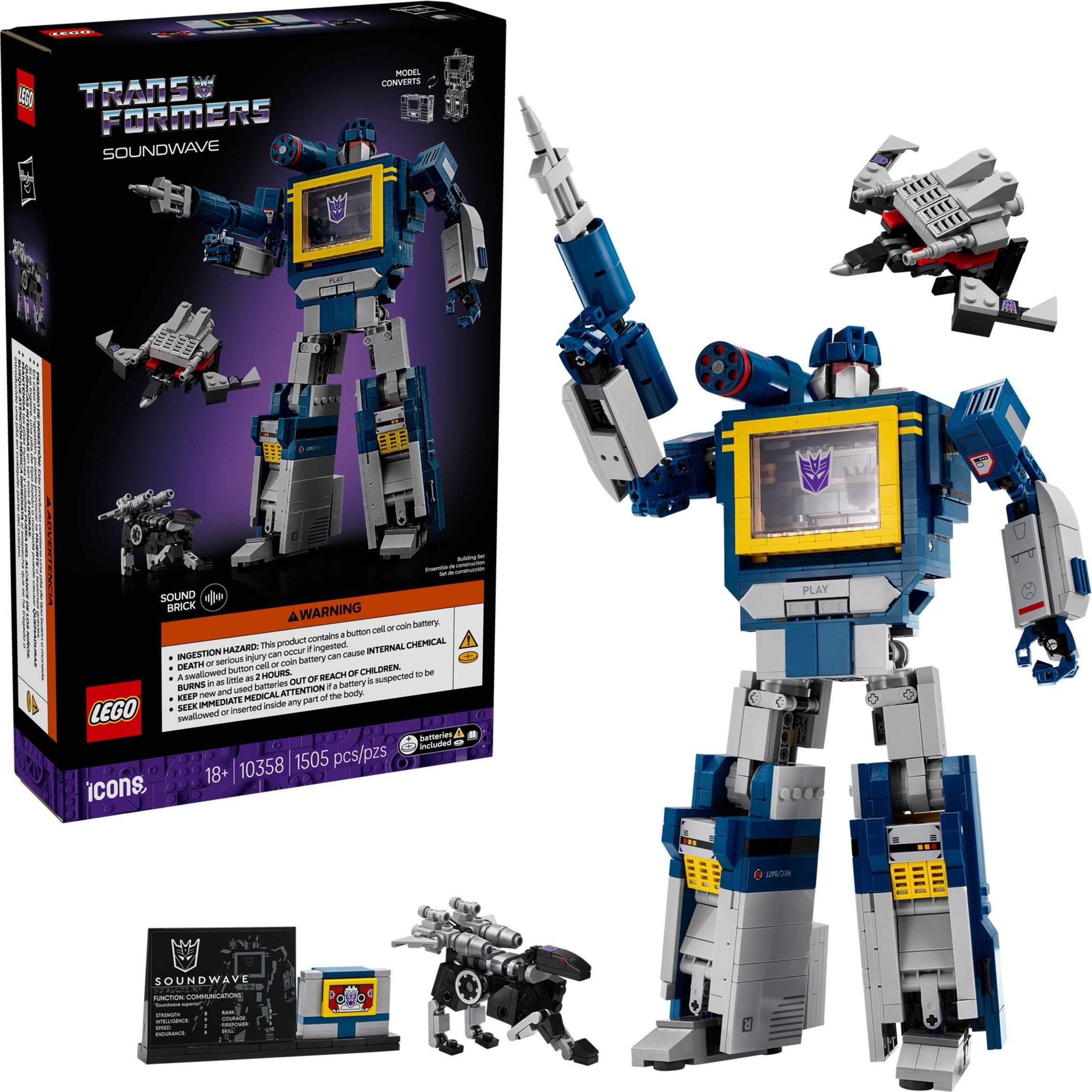 Transformers: Soundwave 10358 | Icons | LEGO – image 4