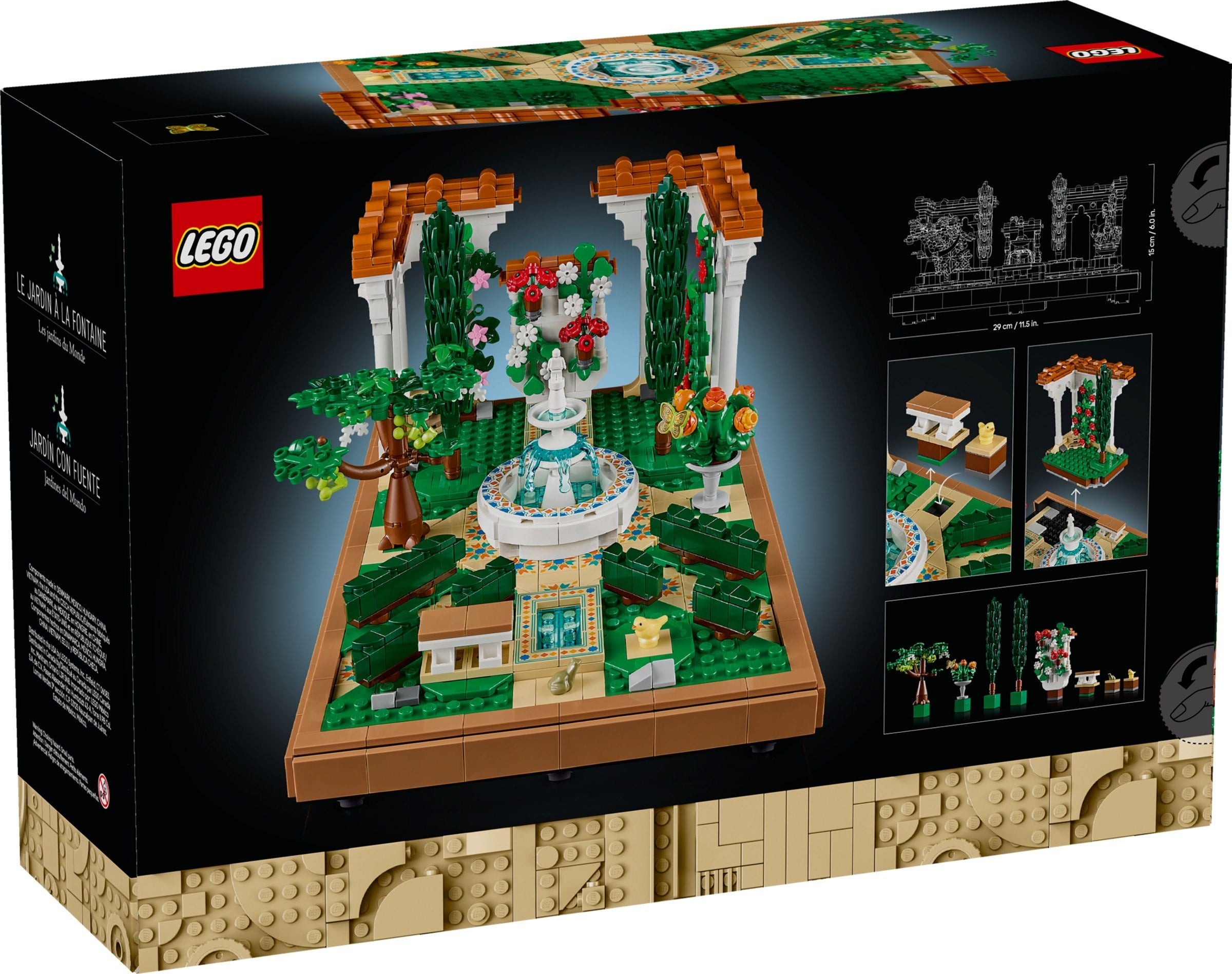 Fountain Garden 10359 | Icons | LEGO – image 3