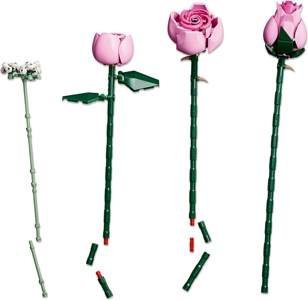 Bouquet of Pink Roses 10374 | Botanicals | LEGO (image 17)