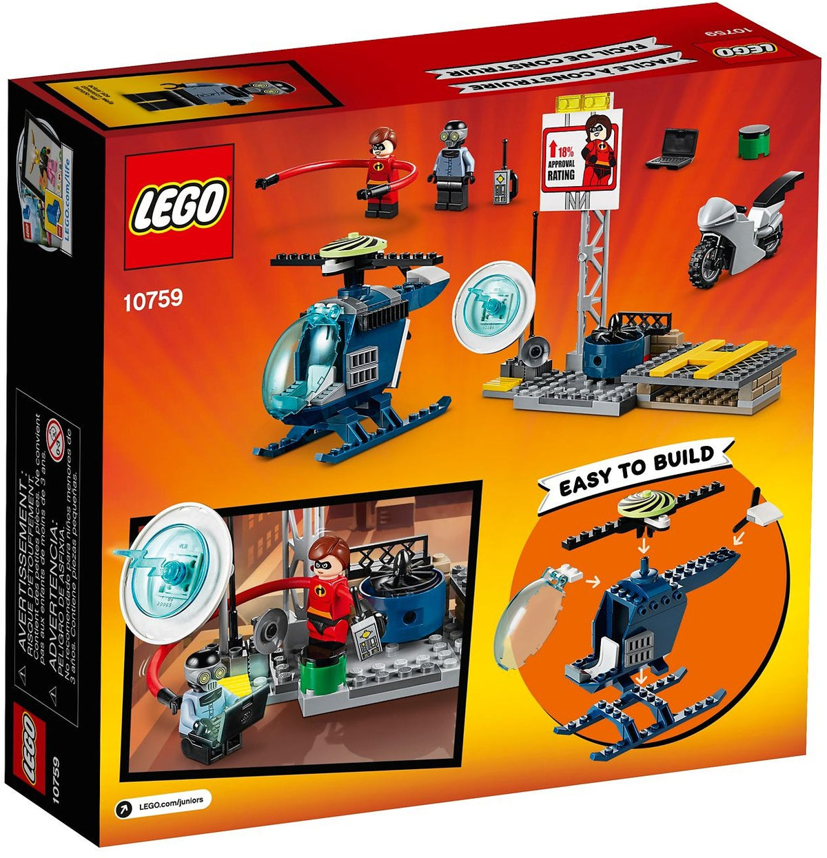 Elastigirl's Rooftop Pursuit 10759 | Juniors | LEGO (image 5)