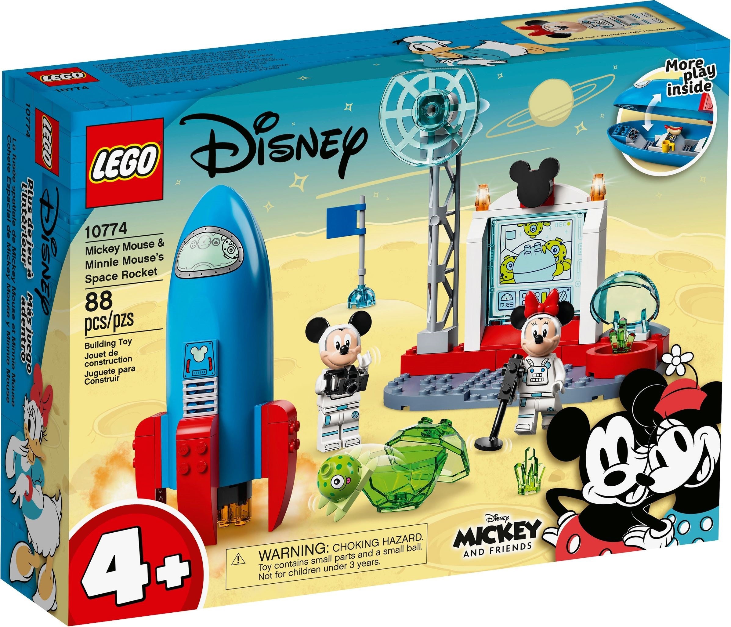 Mickey Mouse & Minnie Mouse's Space Rocket 10774 | Disney | LEGO – image 2
