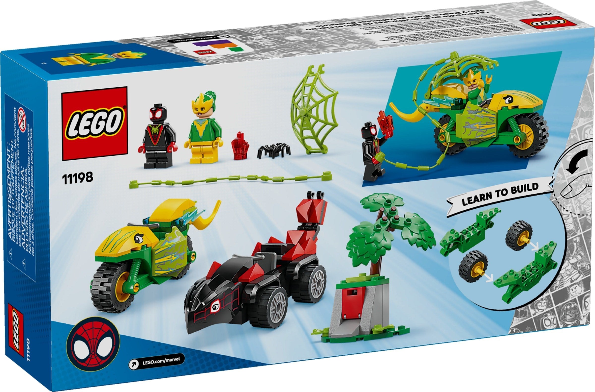 Spin and Electro Dinosaur Vehicle Chase 11198 | Marvel Super Heroes | LEGO – image 2