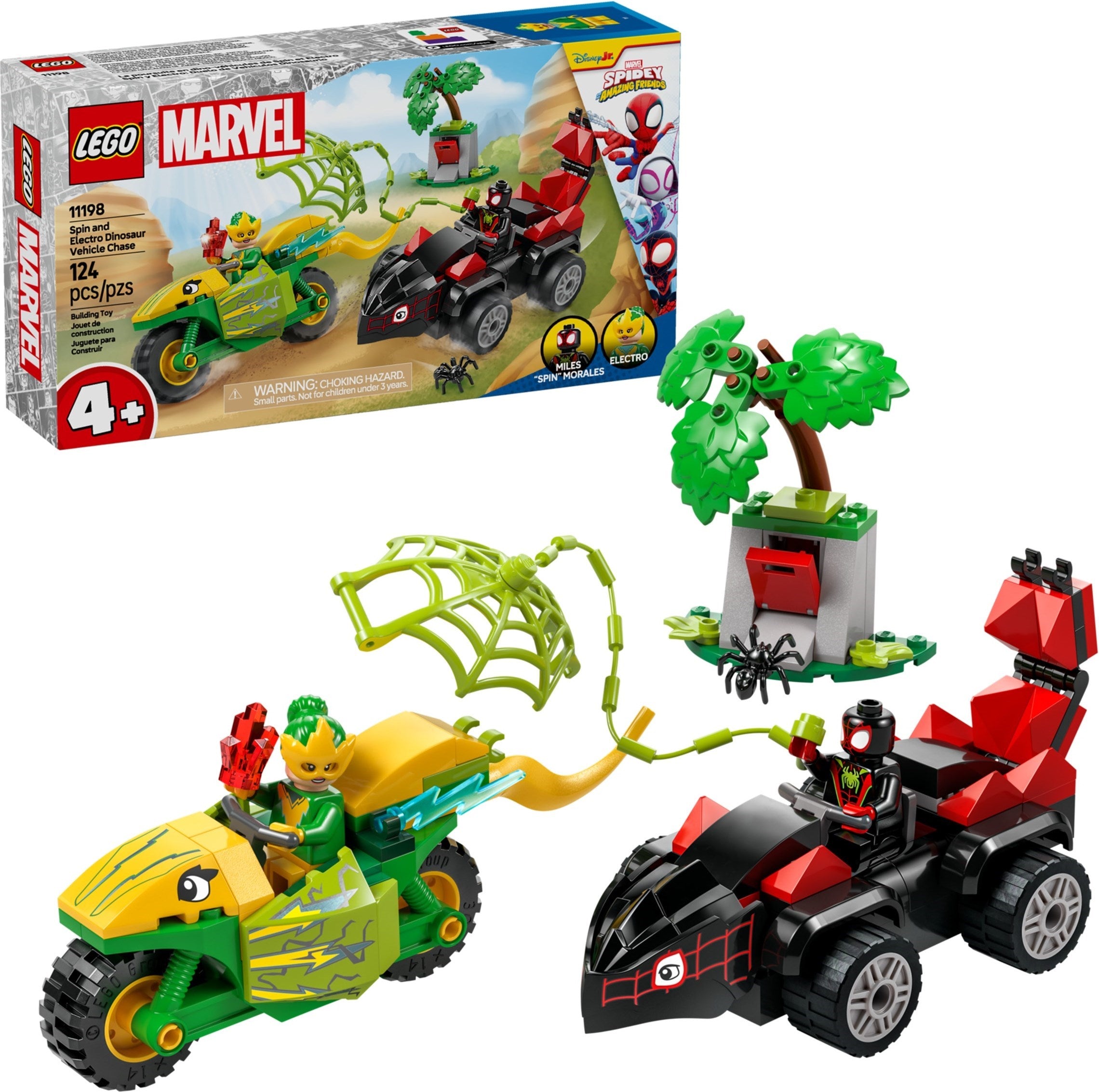 Spin and Electro Dinosaur Vehicle Chase 11198 | Marvel Super Heroes | LEGO – image 3