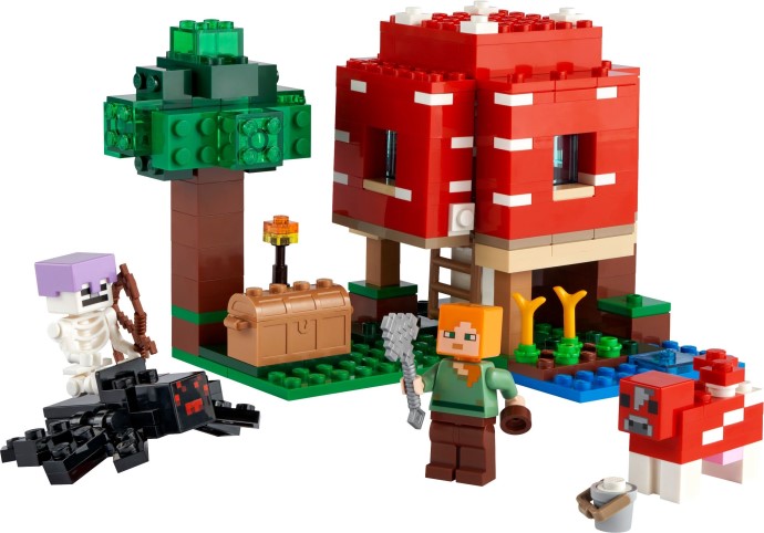 The Mushroom House 21179 | Minecraft | LEGO