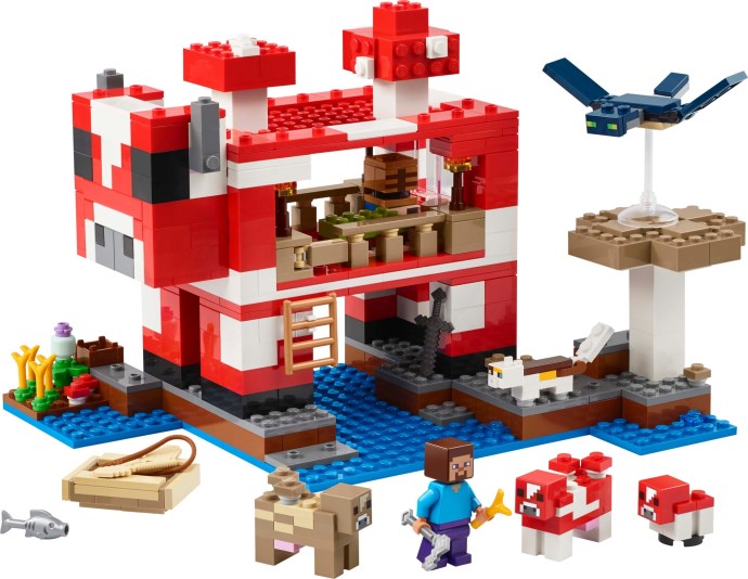 The Mooshroom House 21270 | Minecraft | LEGO