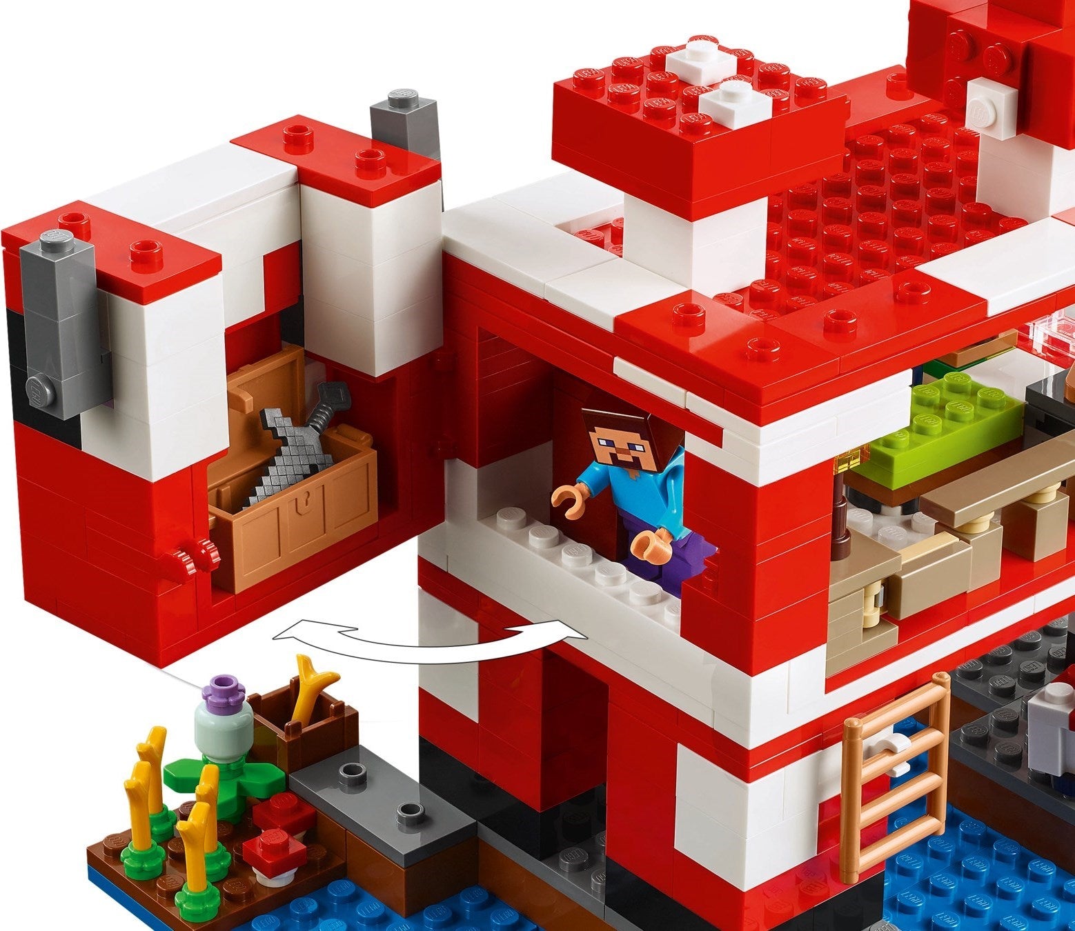 The Mooshroom House 21270 | Minecraft | LEGO – image 9