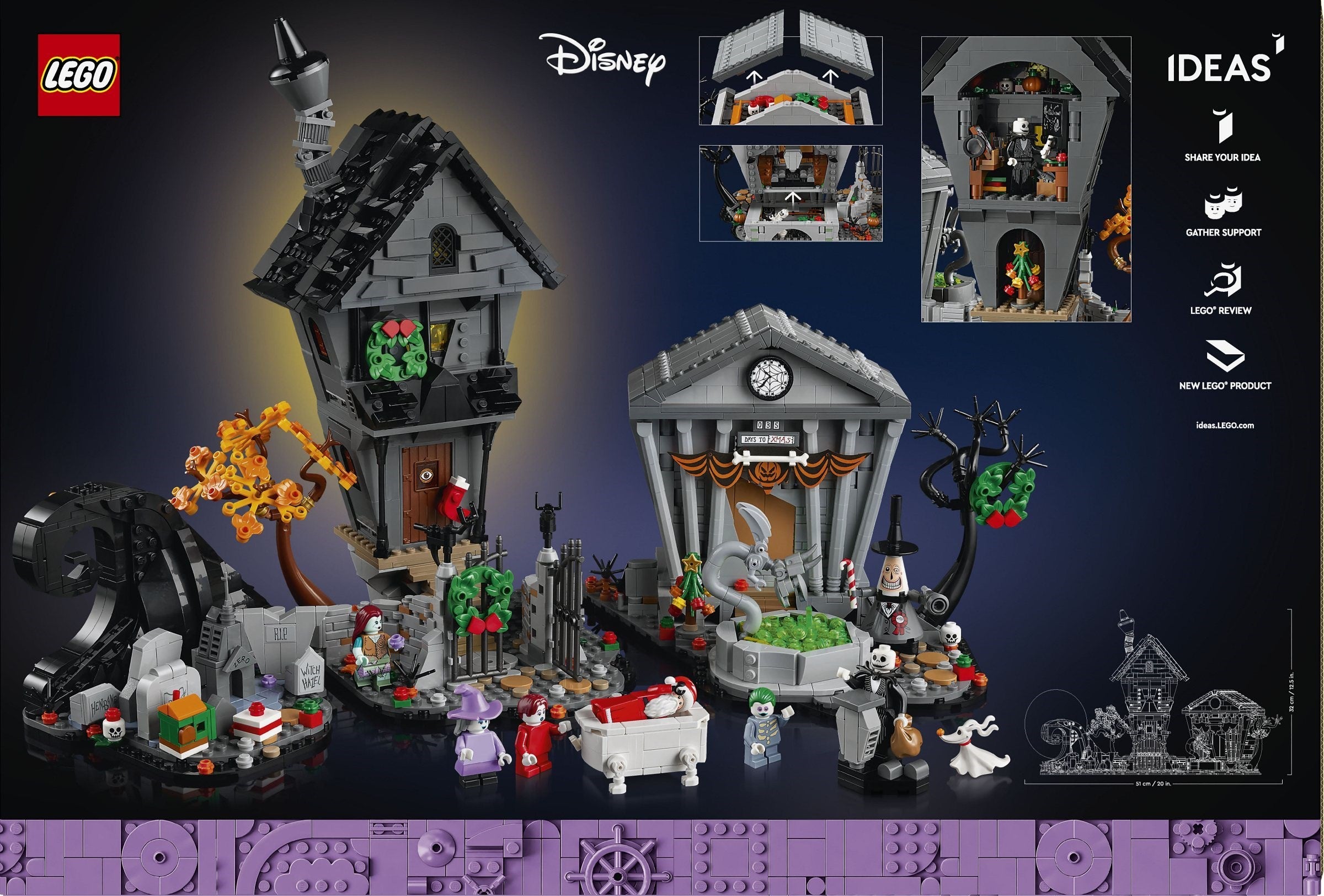 Disney Tim Burton's The Nightmare Before Christmas 21351 | Ideas | LEGO – image 5