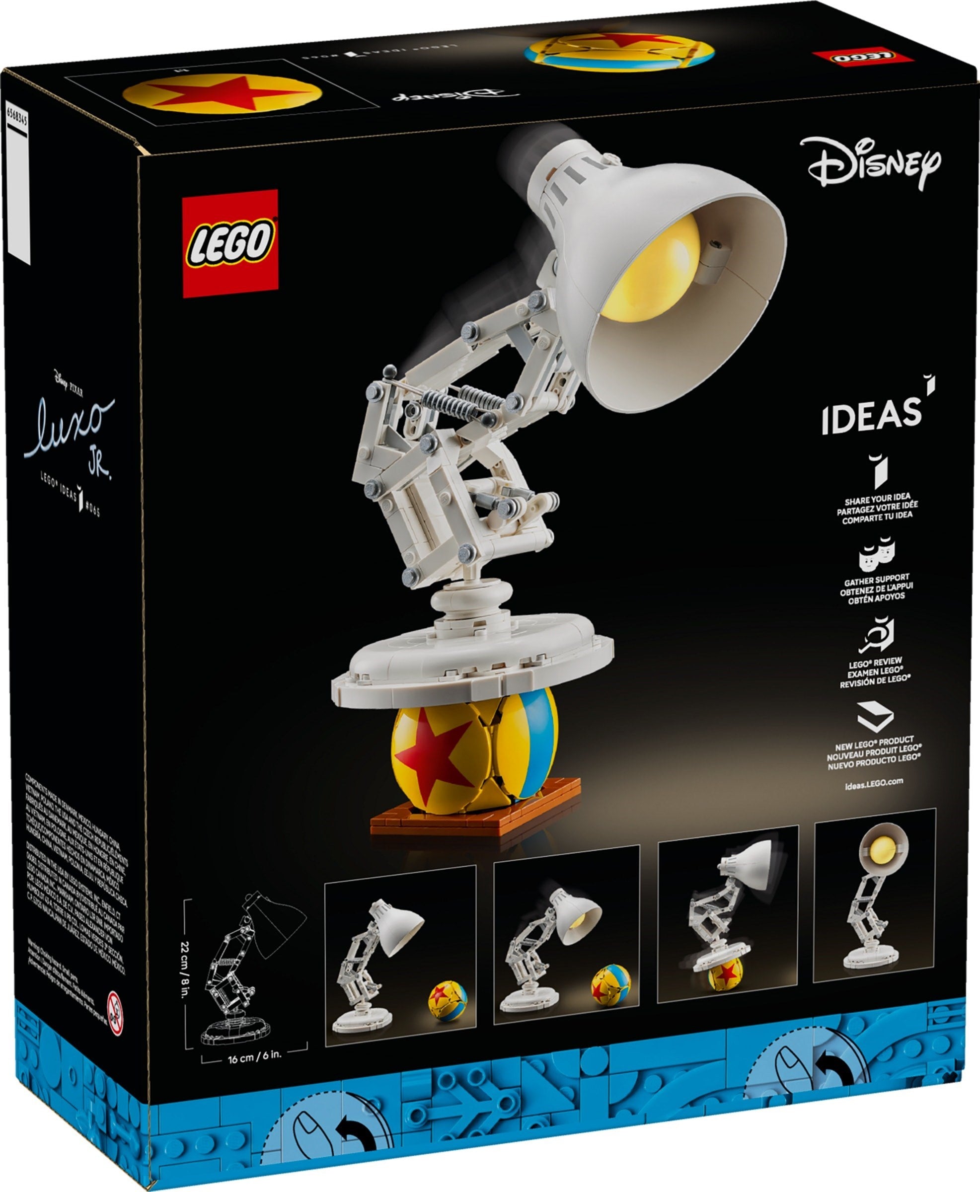 Disney Pixar Luxo Jr. 21357 | IDEAS | LEGO