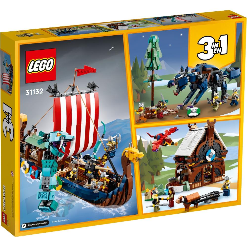 Viking Ship and the Midgard Serpent 31132 | Creator | LEGO