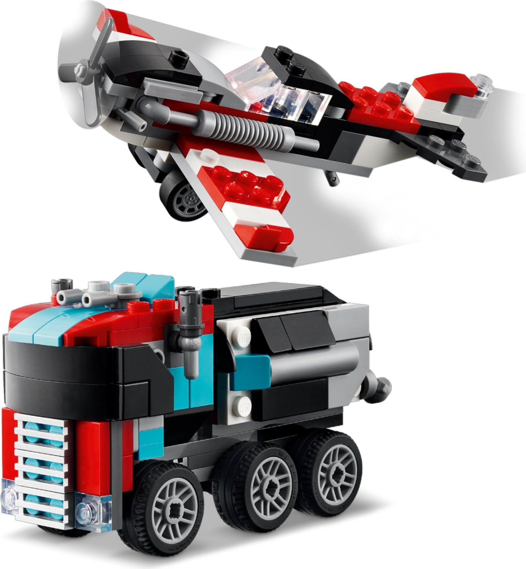Flatbed Truck with Helicopter 31146 | Creator | LEGO (image 6)