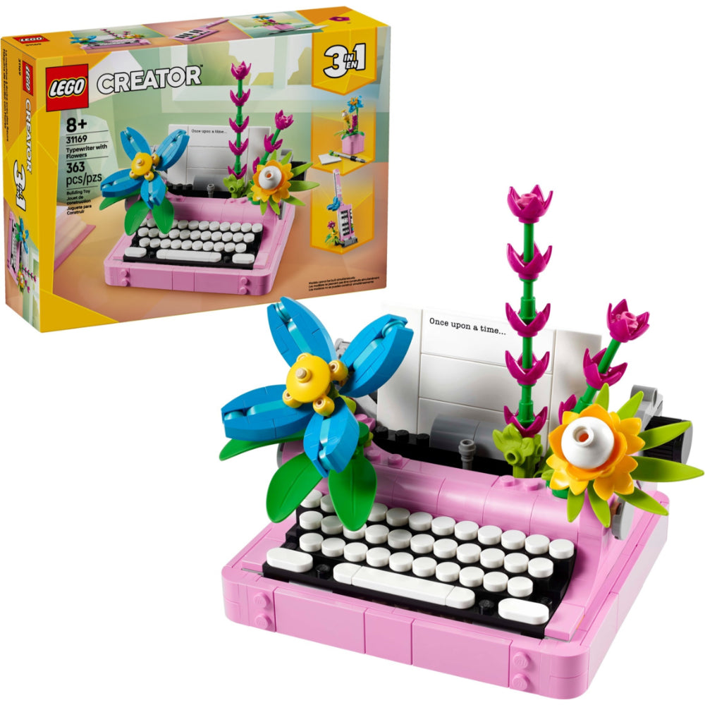 Typewriter with Flowers 31169 | Creator 3 in 1 New Release | LEGO