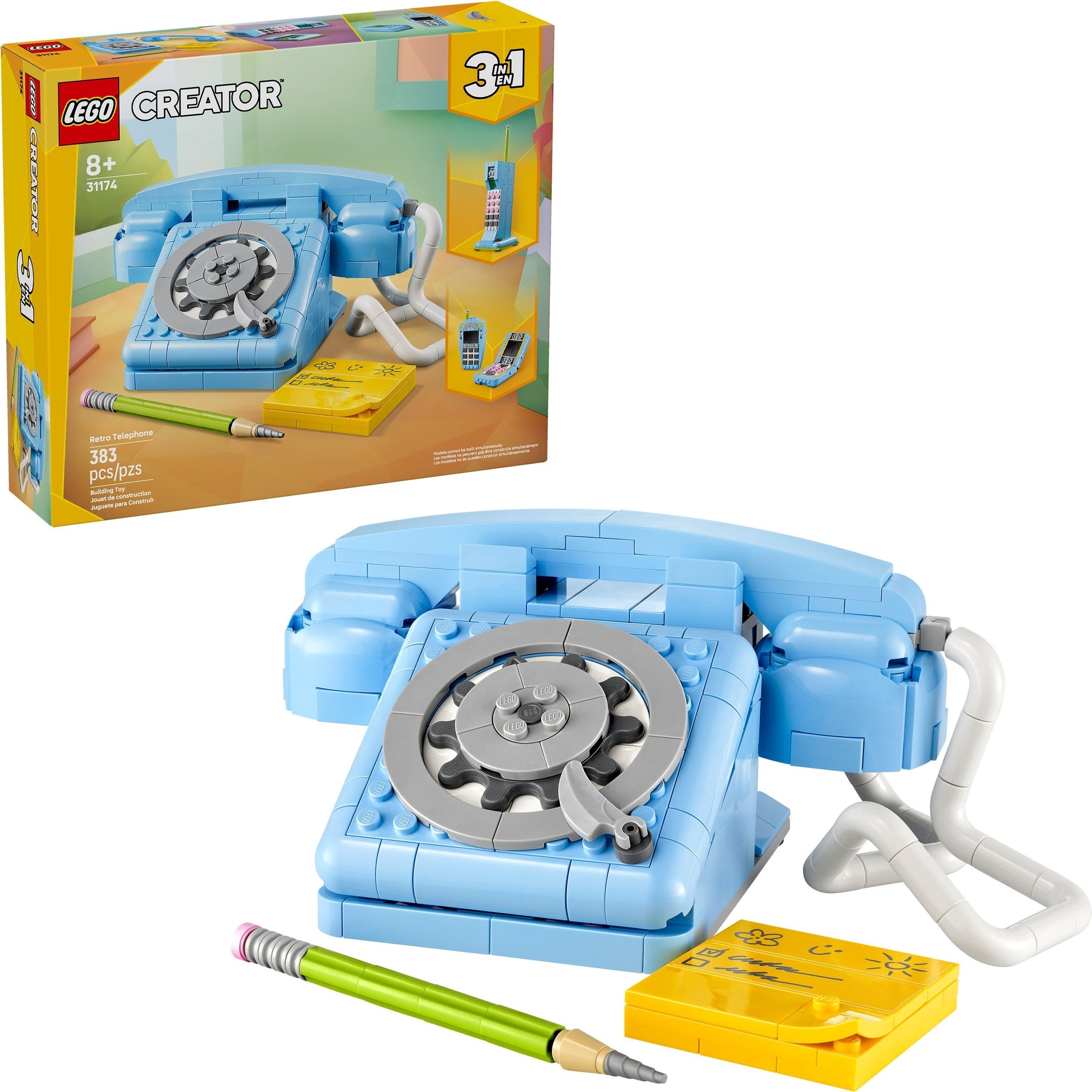 Retro Telephone 31174 | Creator 3 in 1 New Release | LEGO