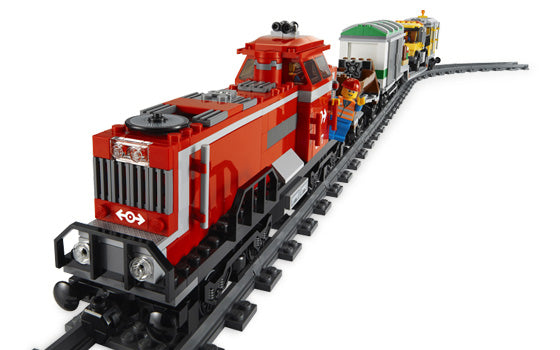 Red Cargo Train 3677 | City | LEGO (image 5)