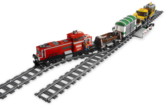 Red Cargo Train 3677 | City | LEGO (image 6)