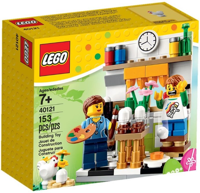 Painting Easter Eggs 40121 | Seasonal | LEGO
