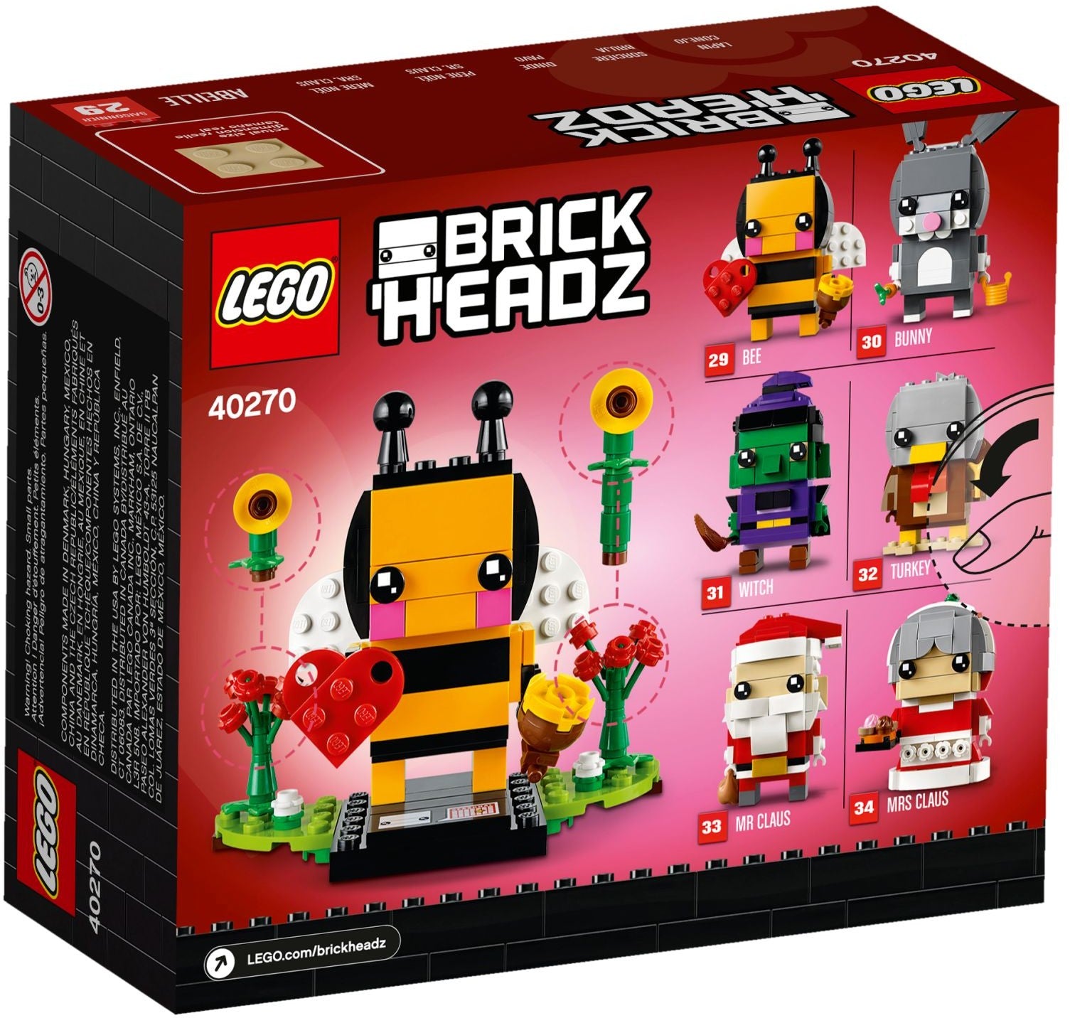 Valentine's Bee 40270 | BrickHeadz | LEGO – image 3