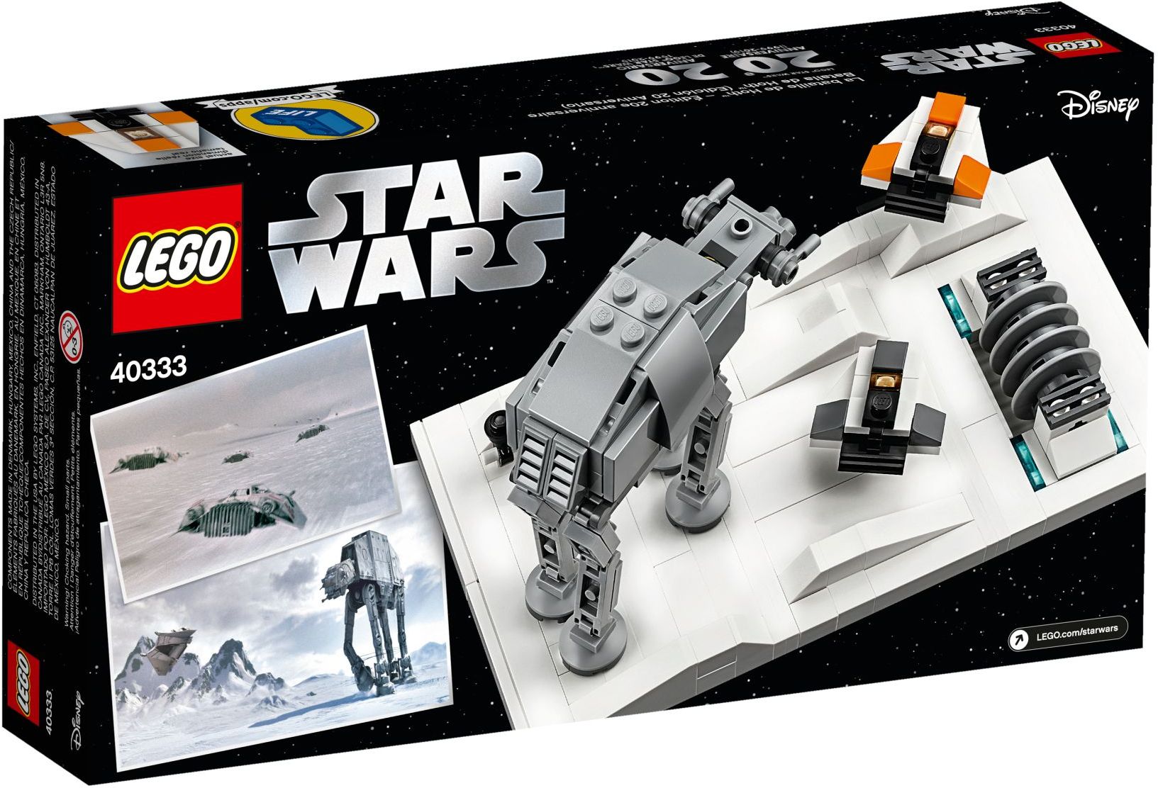 Battle of Hoth – 20th Anniversary Edition 40333 | Star Wars | LEGO