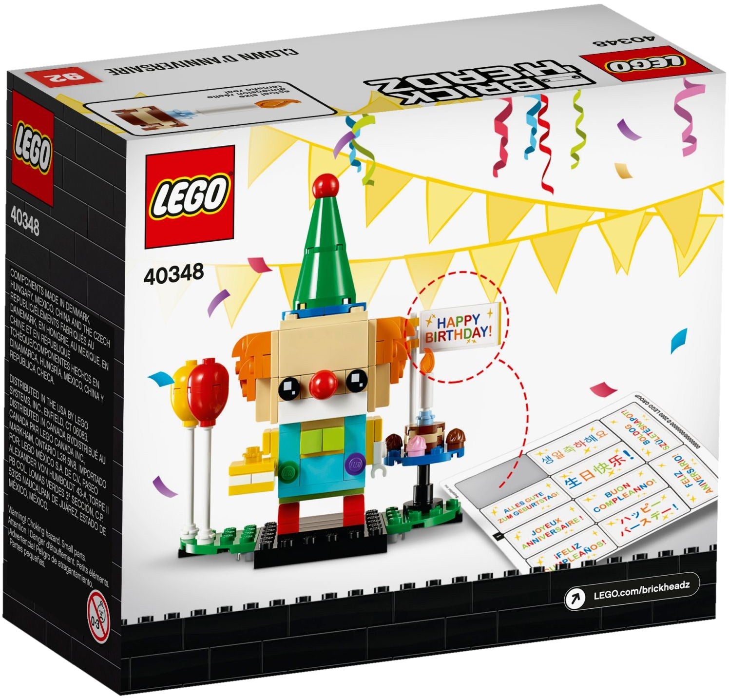 Birthday Clown 40348 | BrickHeadz | LEGO – image 4