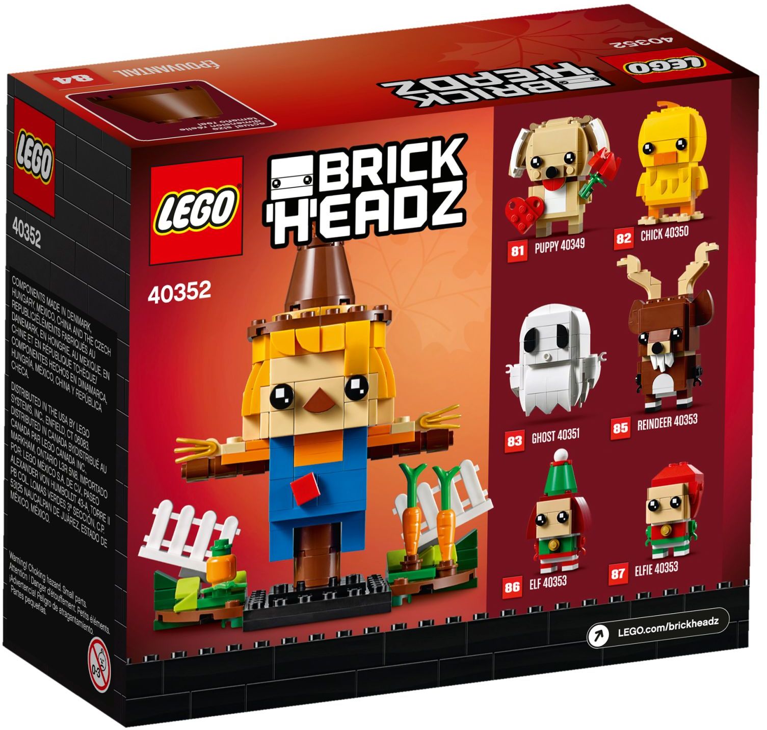 Thanksgiving Scarecrow 40352 | BrickHeadz | LEGO – image 5