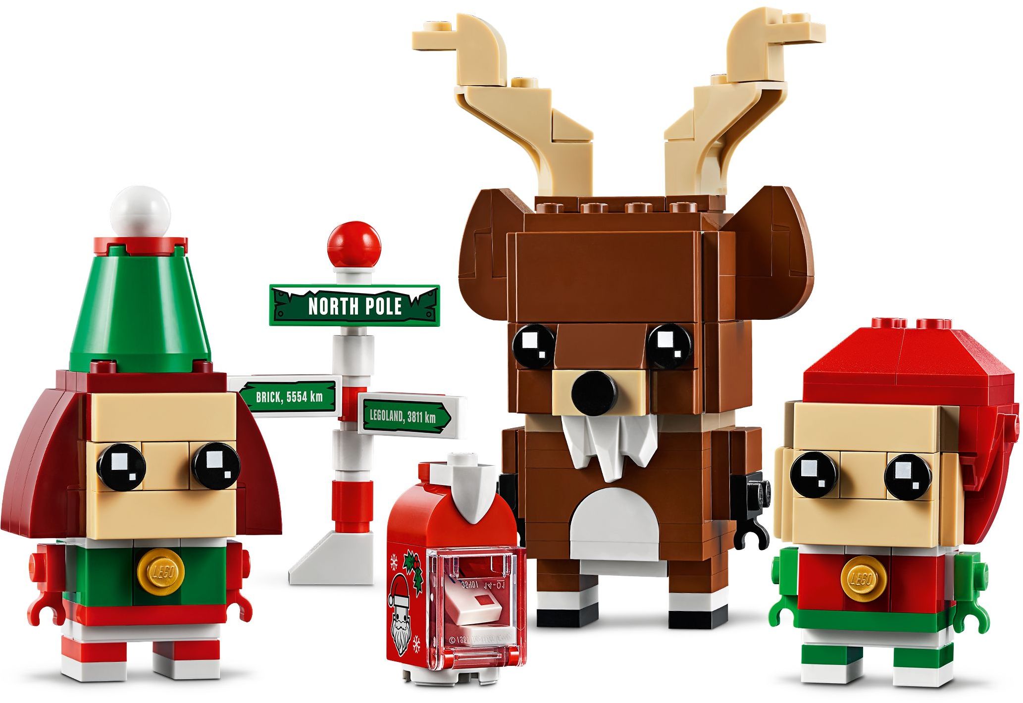Reindeer, Elf and Elfie 40353 | BrickHeadz | LEGO – image 3