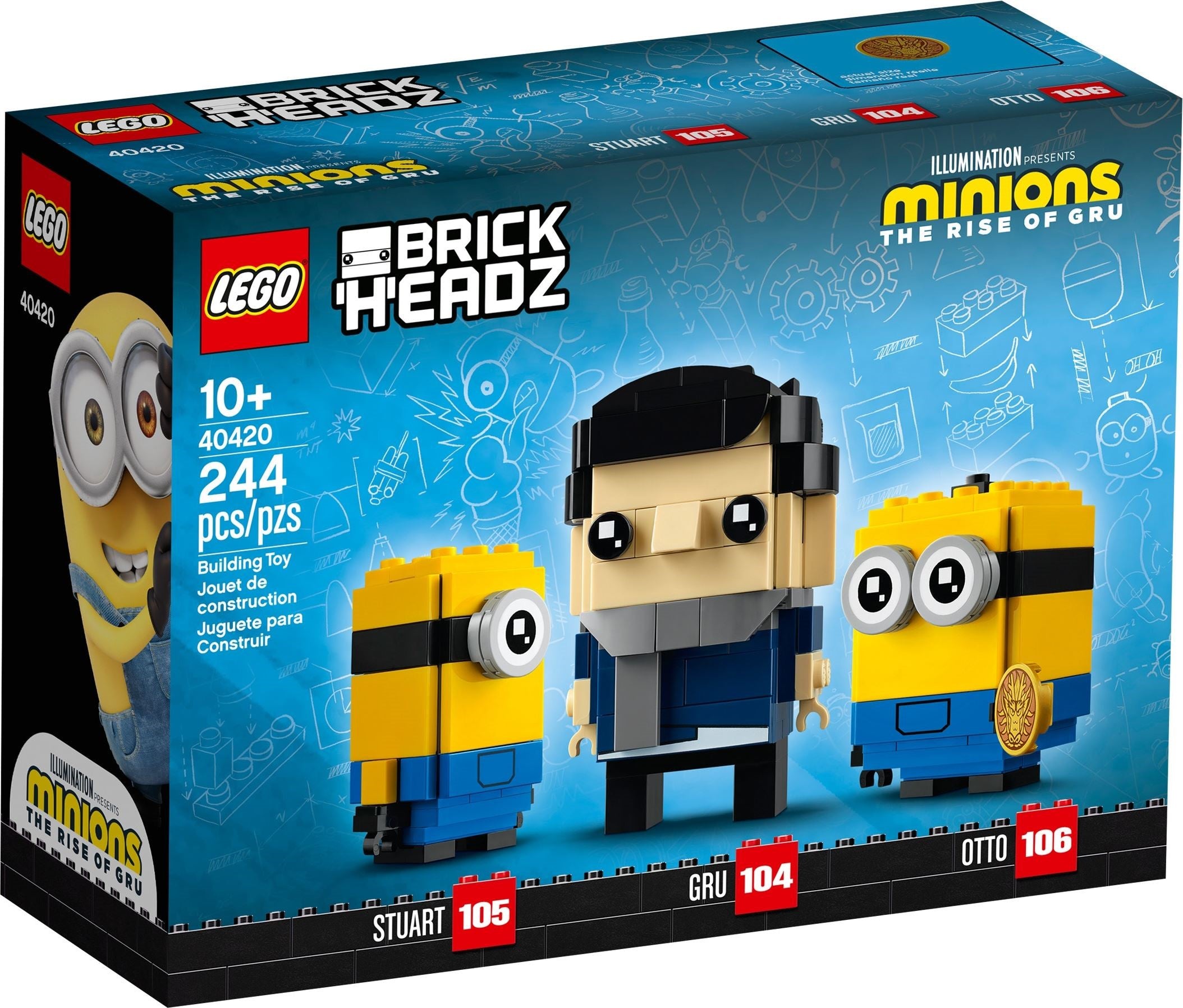 Gru, Stuart and Otto 40420 | BrickHeadz | LEGO (image 2)