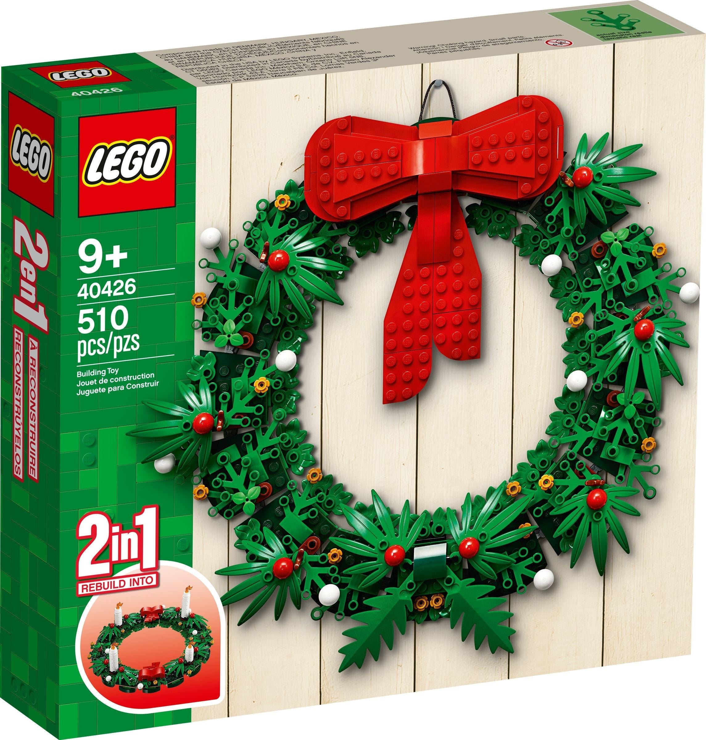 Christmas Wreath 2in1 40426 | Seasonal | LEGO