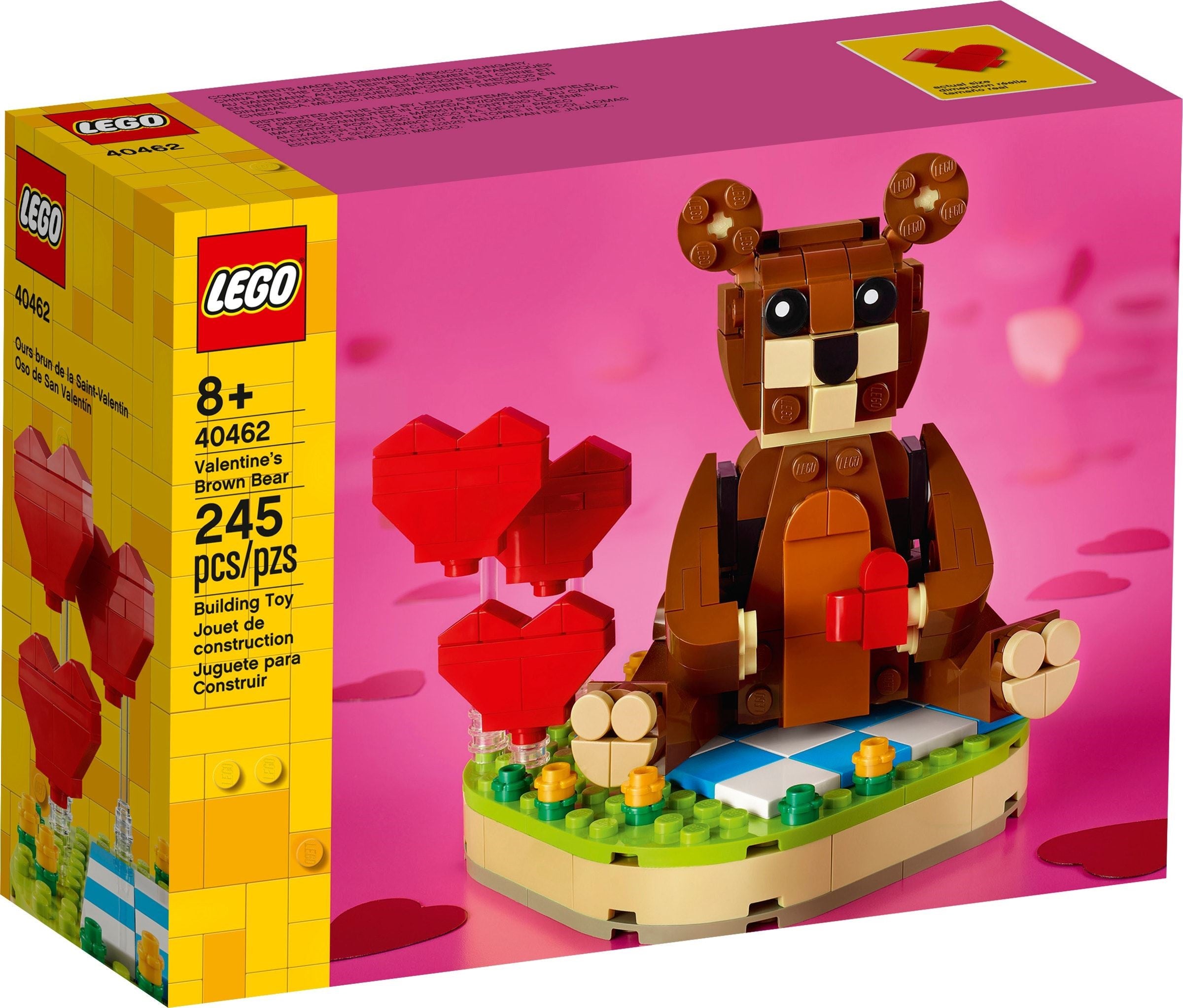 Valentine's Brown Bear 40462 | Seasonal | LEGO (image 2)