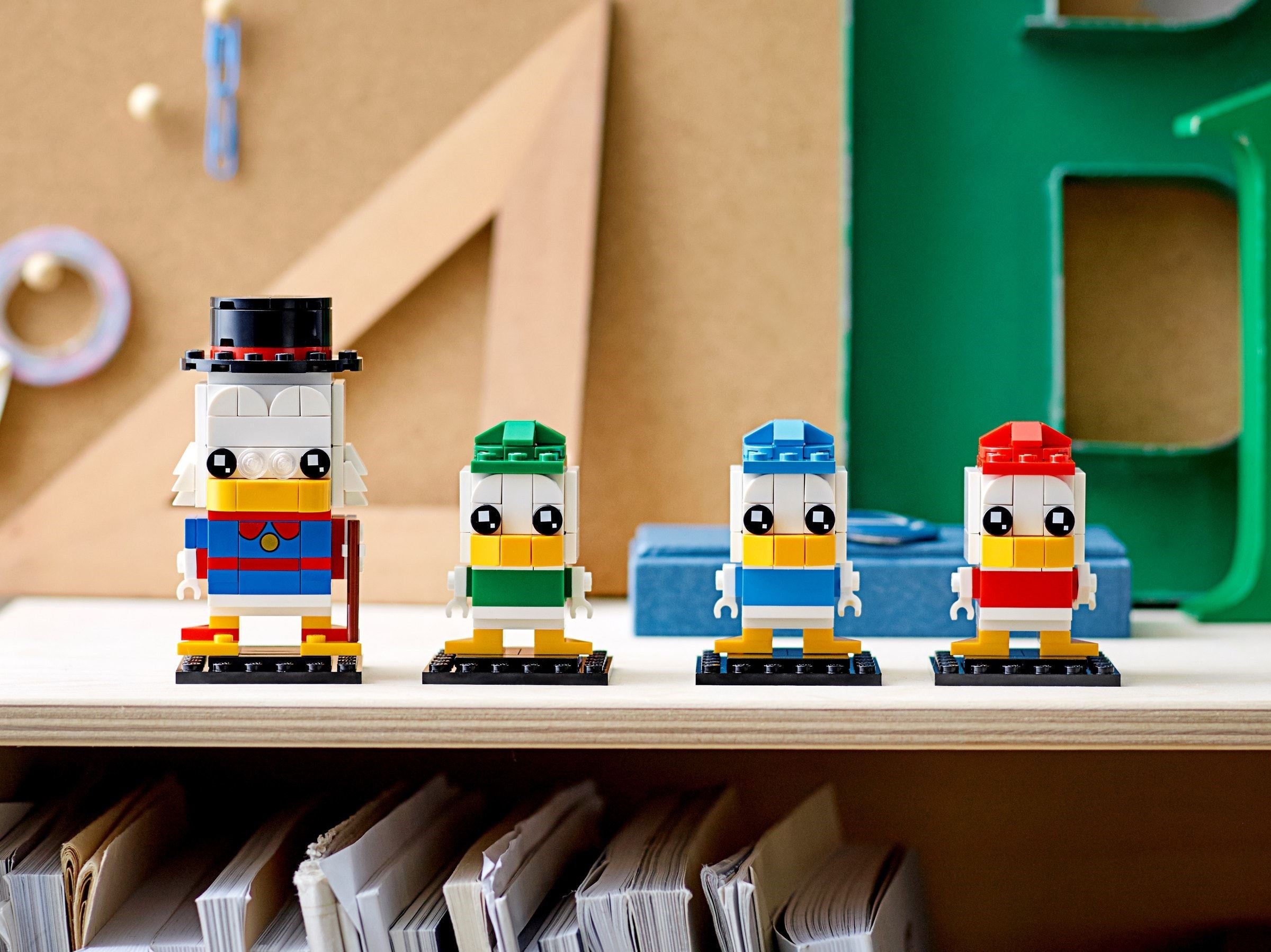 Scrooge McDuck, Huey, Dewey & Louie 40477 | Brickheadz| LEGO