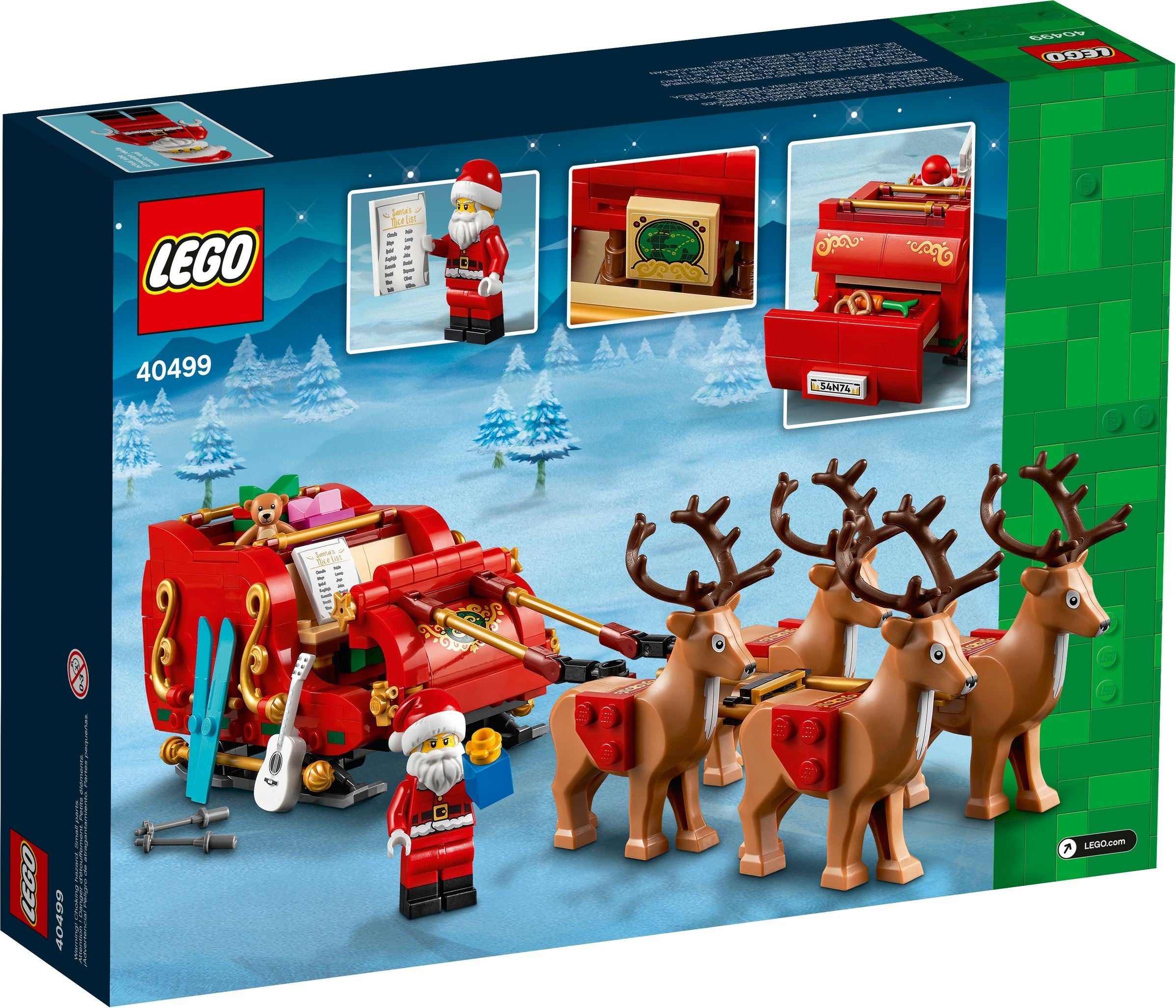 Santa's Sleigh 40499 | Seasonal | LEGO