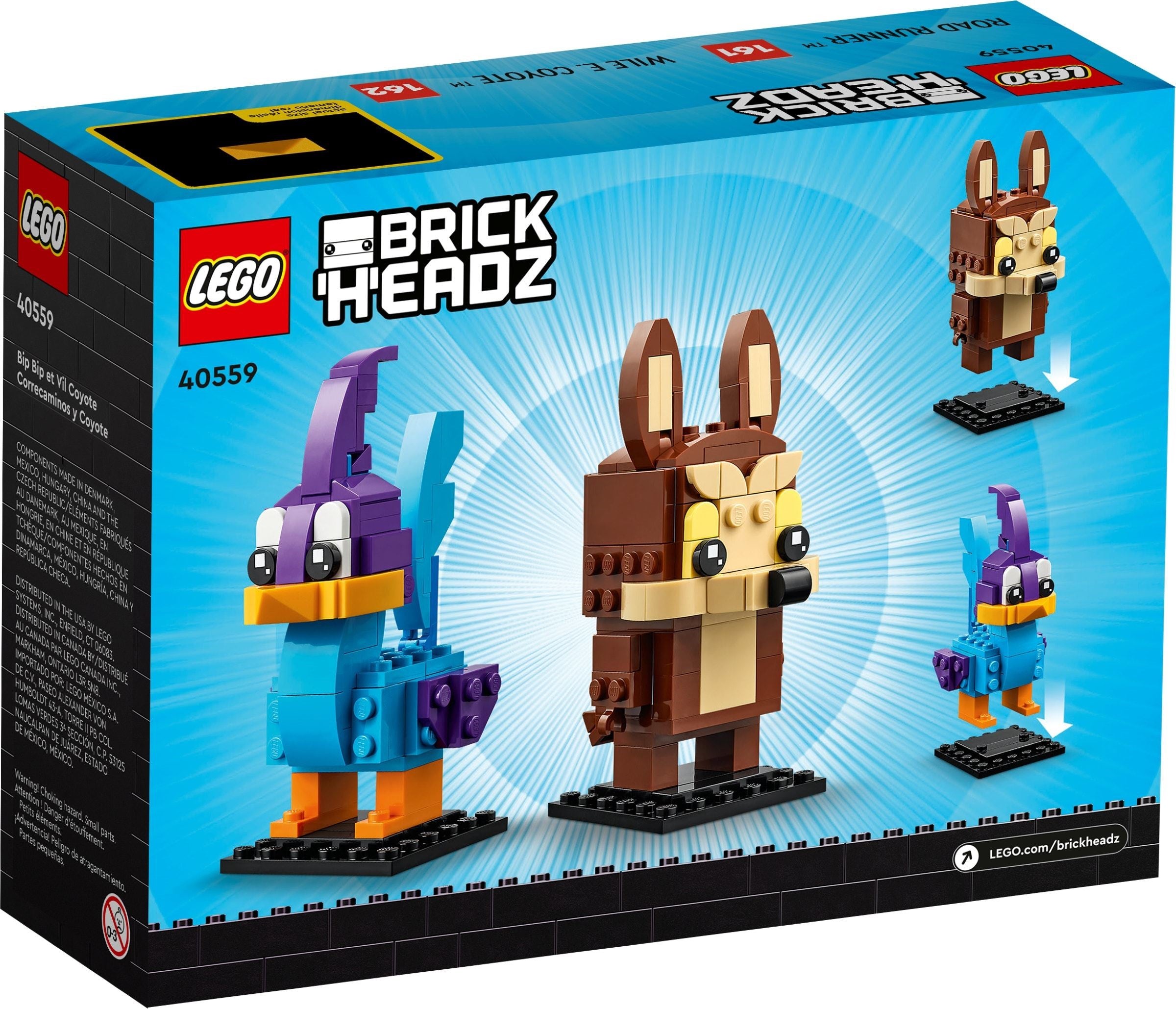 Road Runner & Wile E. Coyote 40559 | BrickHeadz | LEGO – image 6