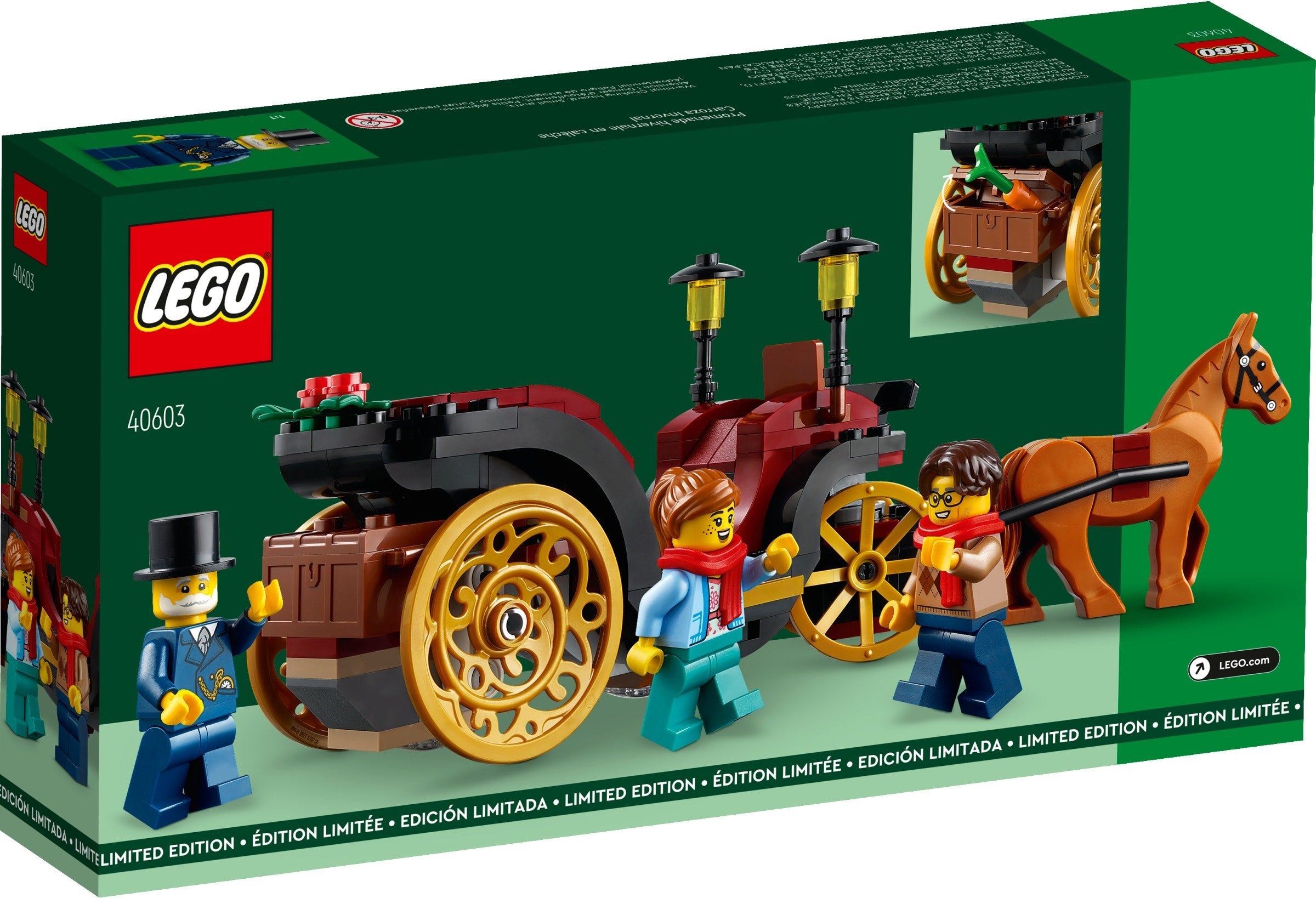 Wintertime Carriage Ride 40603 | Seasonal | LEGO