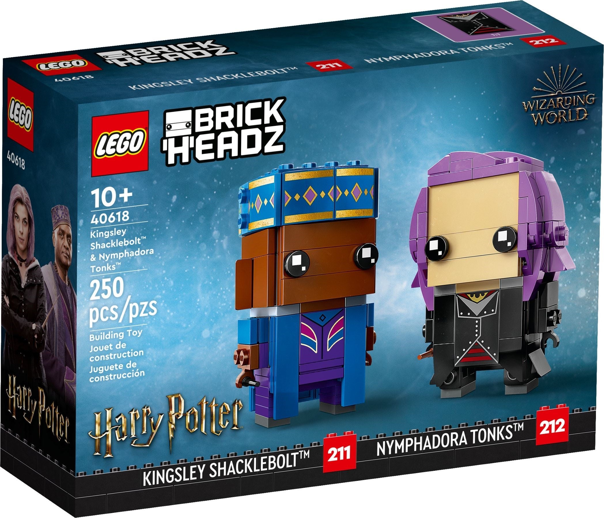 Kingsley Shacklebolt & Nymphadora Tonks 40618 | BrickHeadz | LEGO – image 2