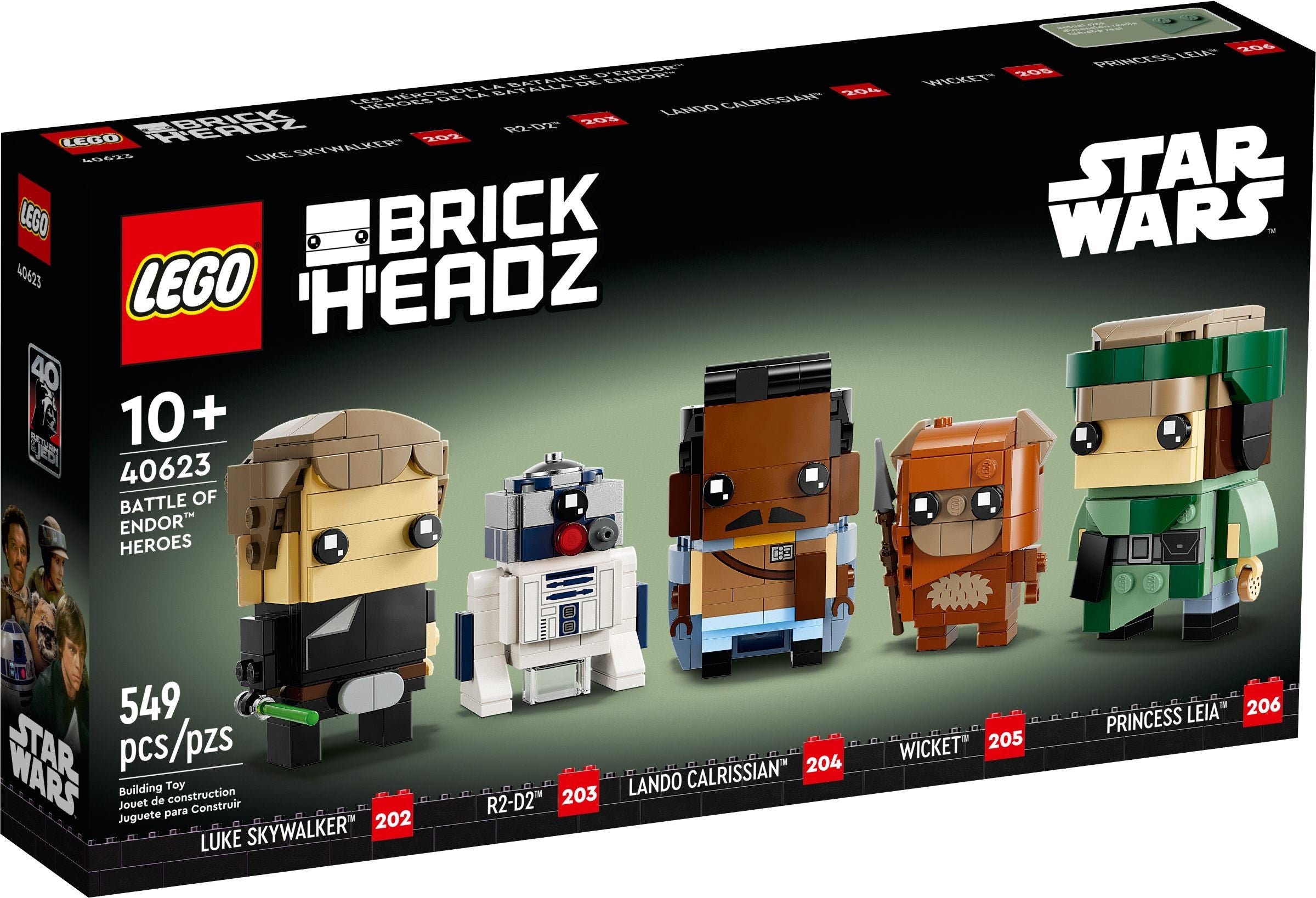 Battle of Endor Heroes 40623 | Brickheadz Star Wars | LEGO