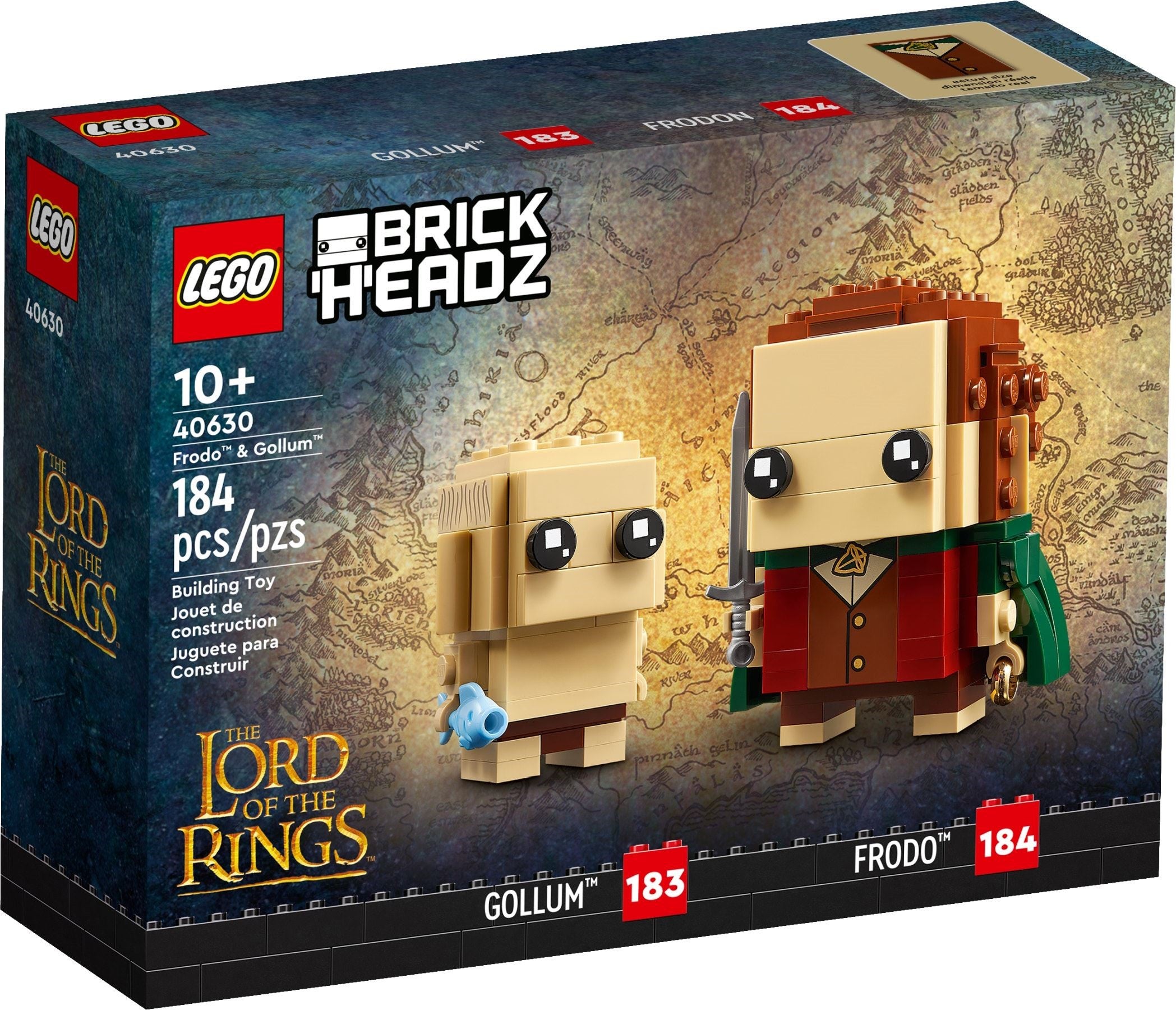Frodo & Gollum 40630 | Brickheadz Lord of the Rings | LEGO