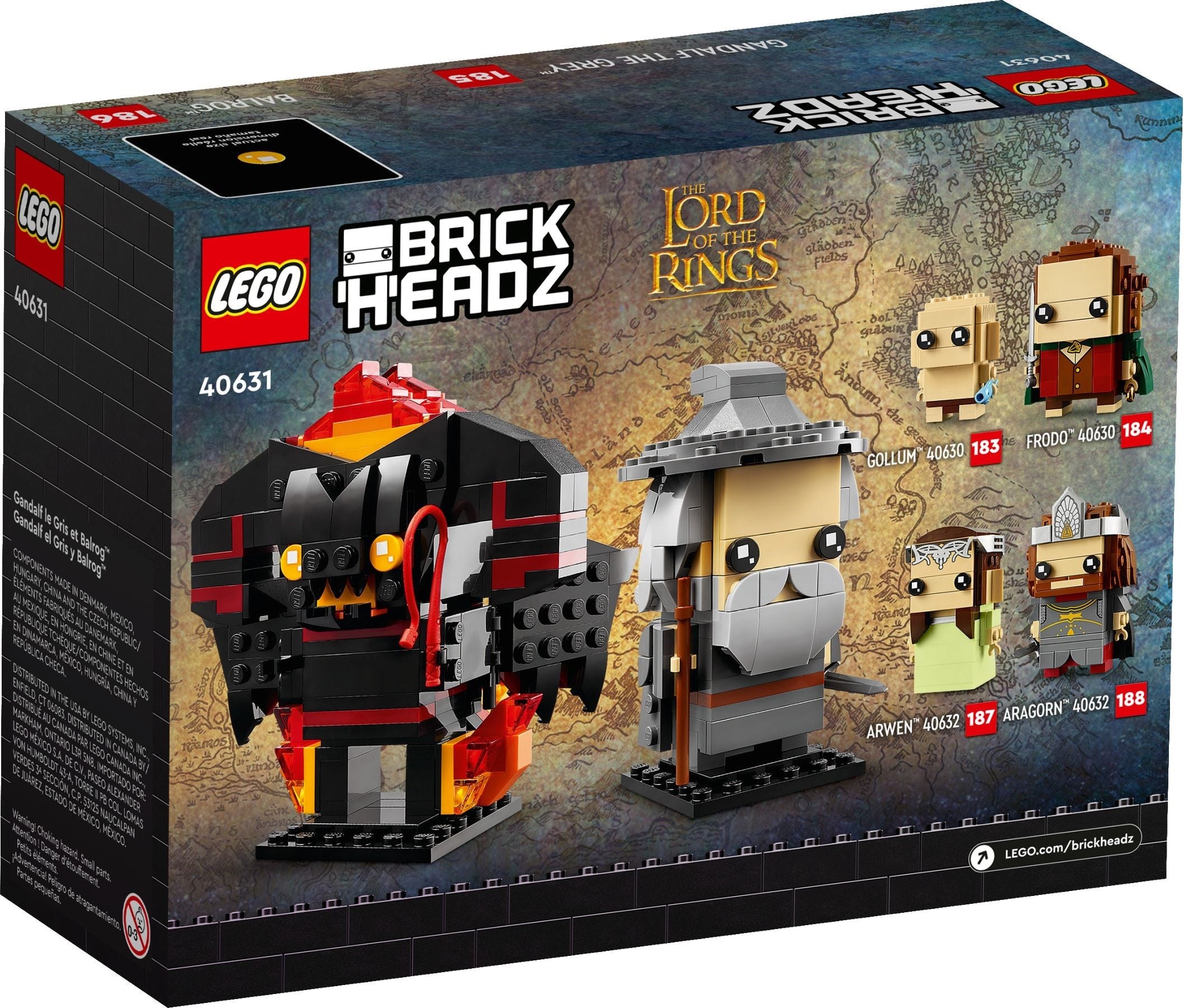 Gandalf the Grey & Balrog 40631 | Brickheadz Lord of the Rings | LEGO