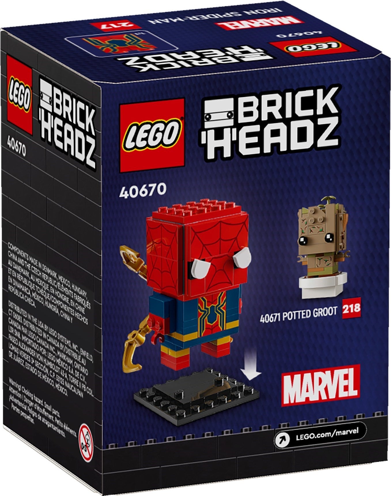 Iron Spider-Man 40670 | BrickHeadz | LEGO – image 3