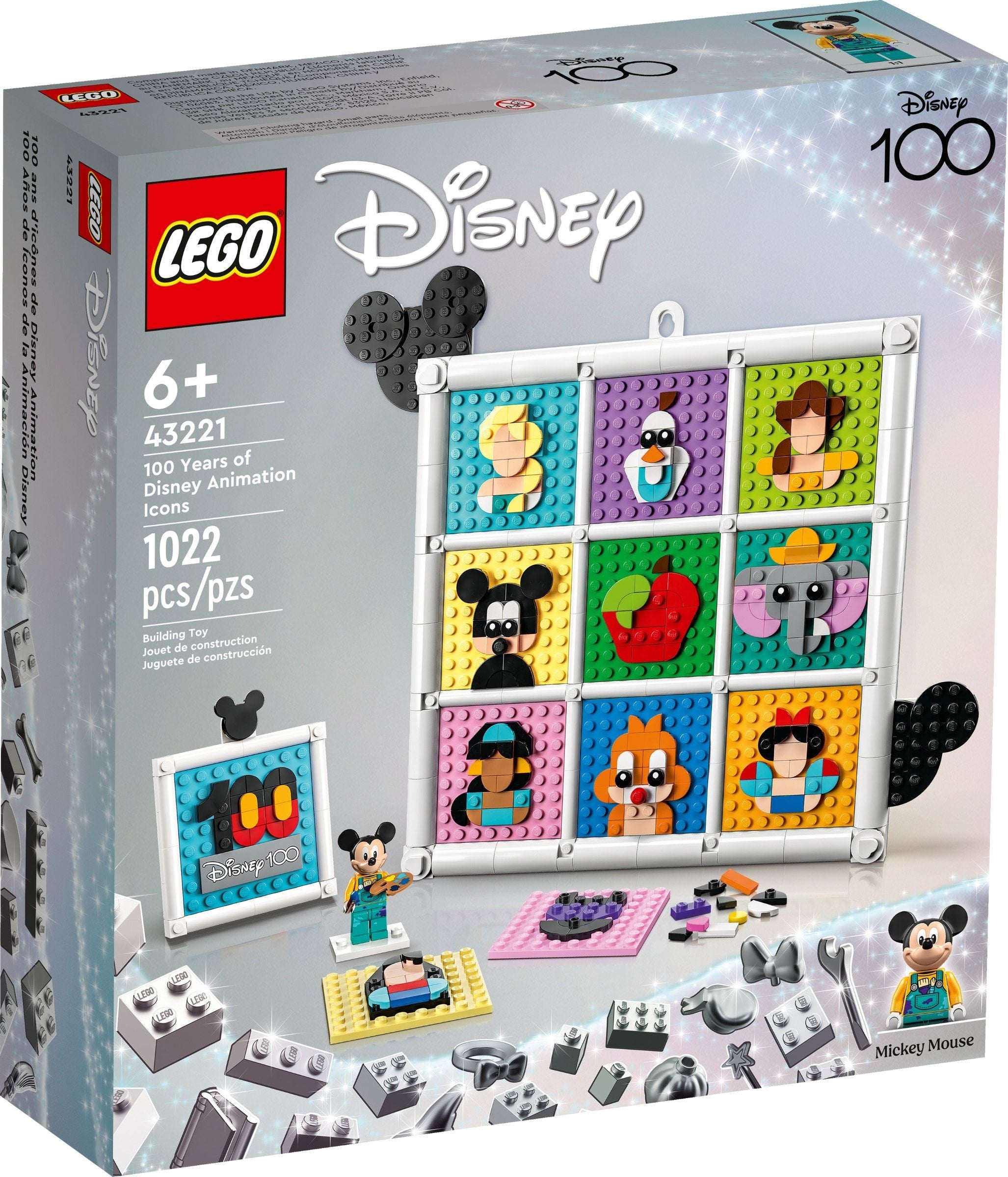 100 Years of Disney Animation Icons 43221 | Brickheadz Disney | LEGO