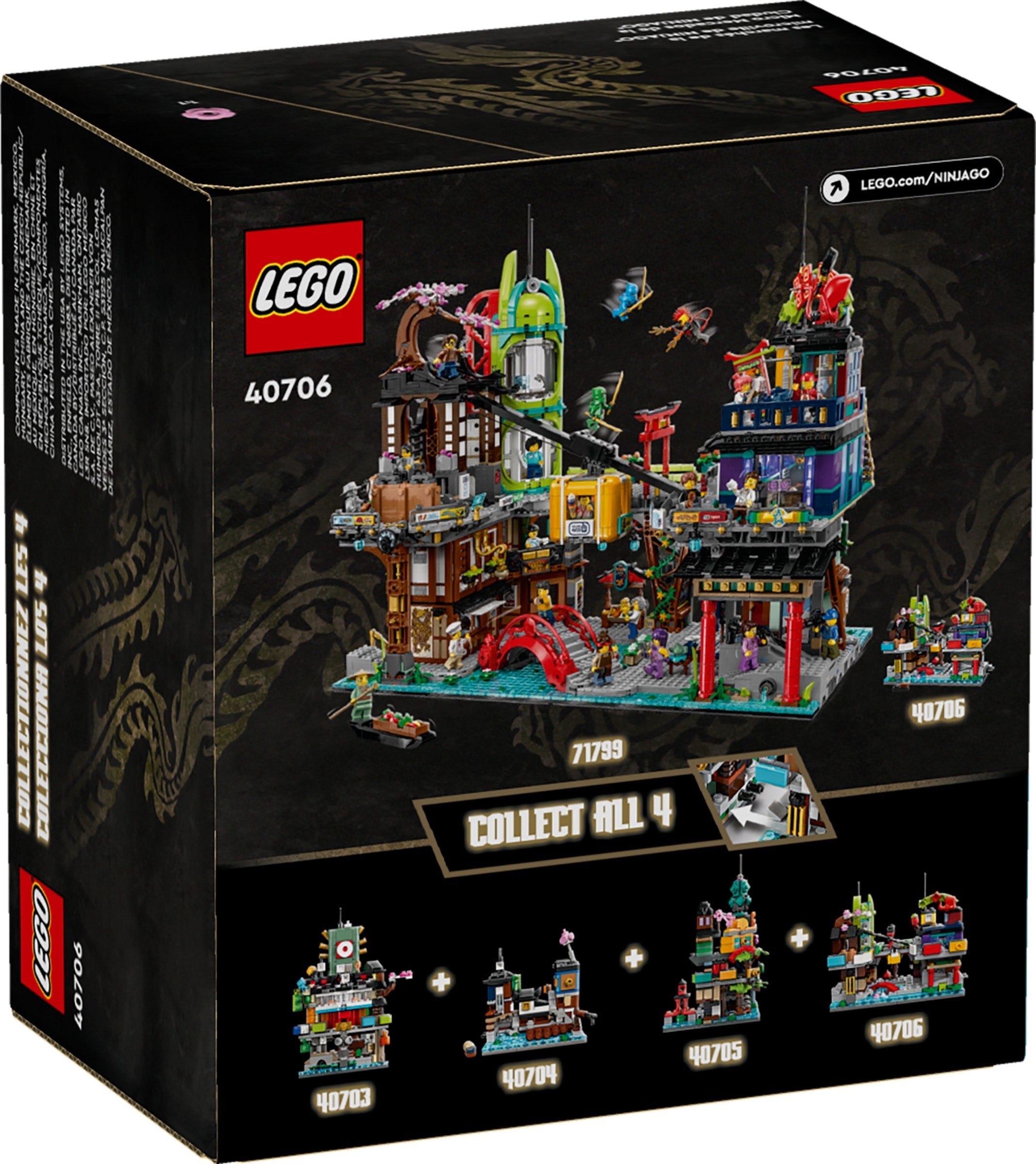 Micro NINJAGO City Markets 40706 | Ninjago | LEGO – image 3