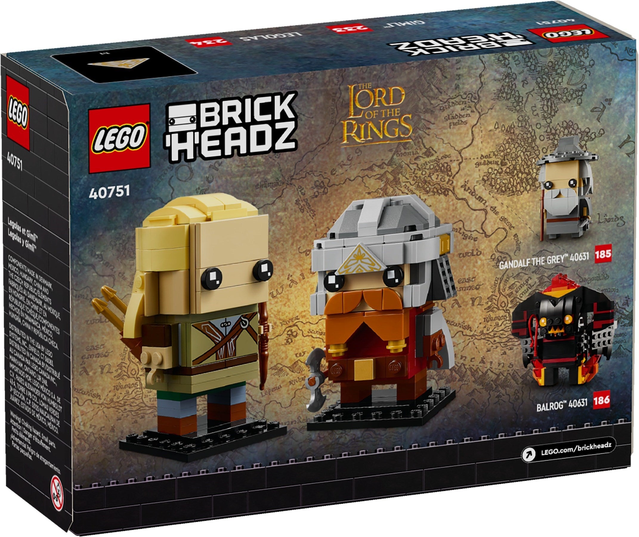 Legolas & Gimli 40751 | BrickHeadz | LEGO – image 3
