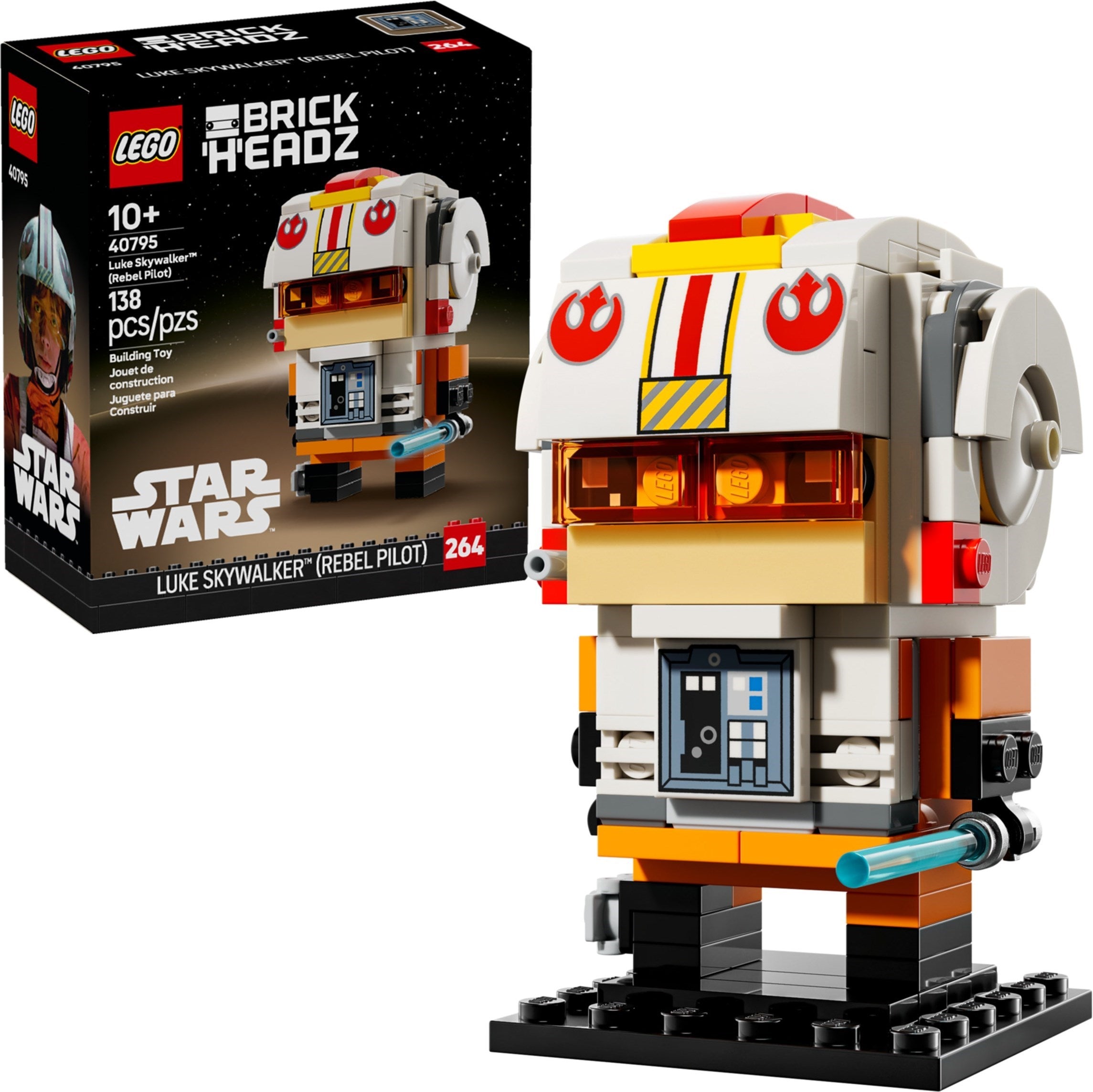 Luke Skywalker (Rebel Pilot) 40795 | BrickHeadz | LEGO (image 3)