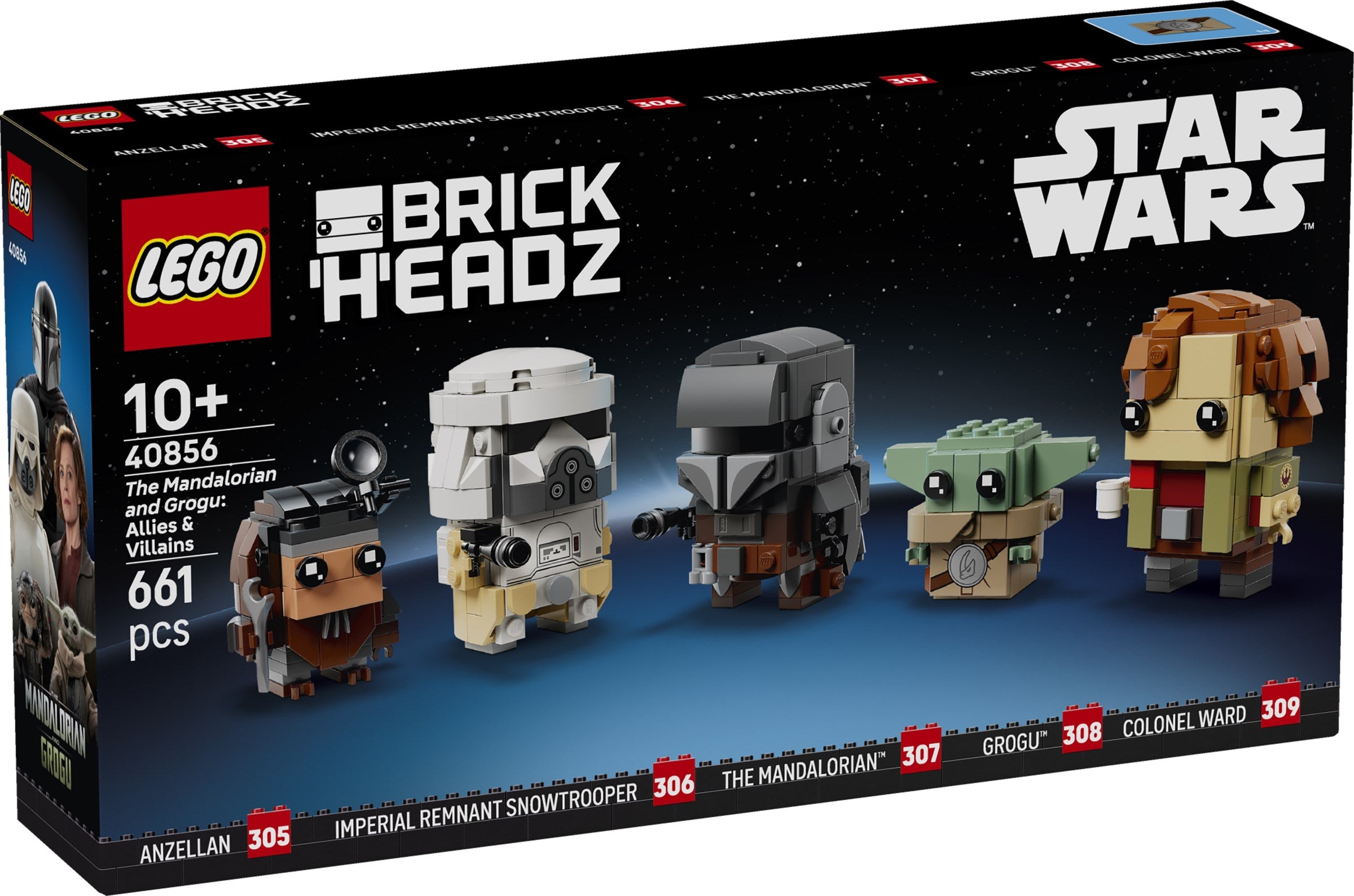 The Mandalorian and Grogu: Allies & Villains 40856 | BrickHeadz | LEGO (image 2)