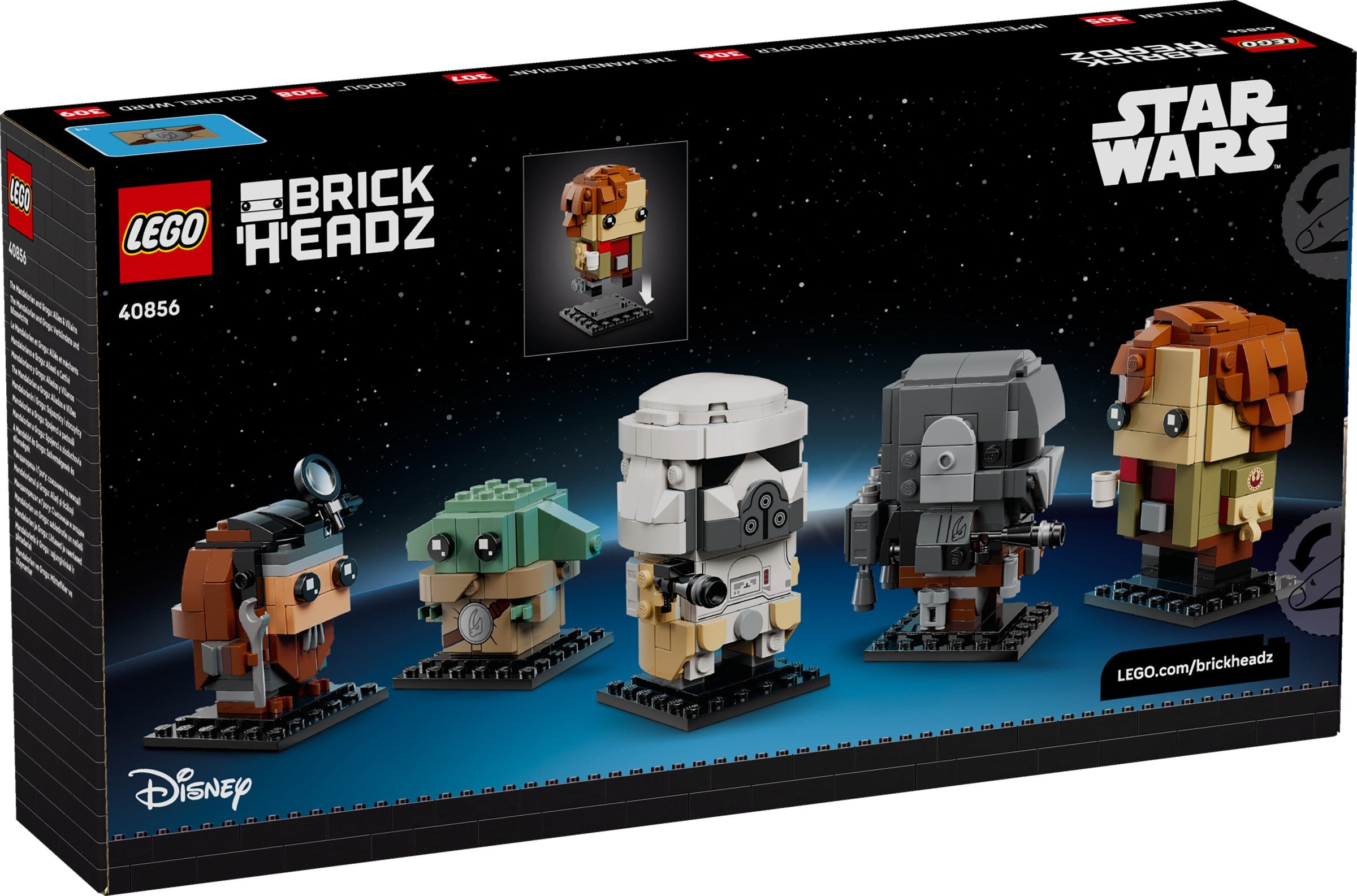 The Mandalorian and Grogu: Allies & Villains 40856 | BrickHeadz | LEGO (image 3)