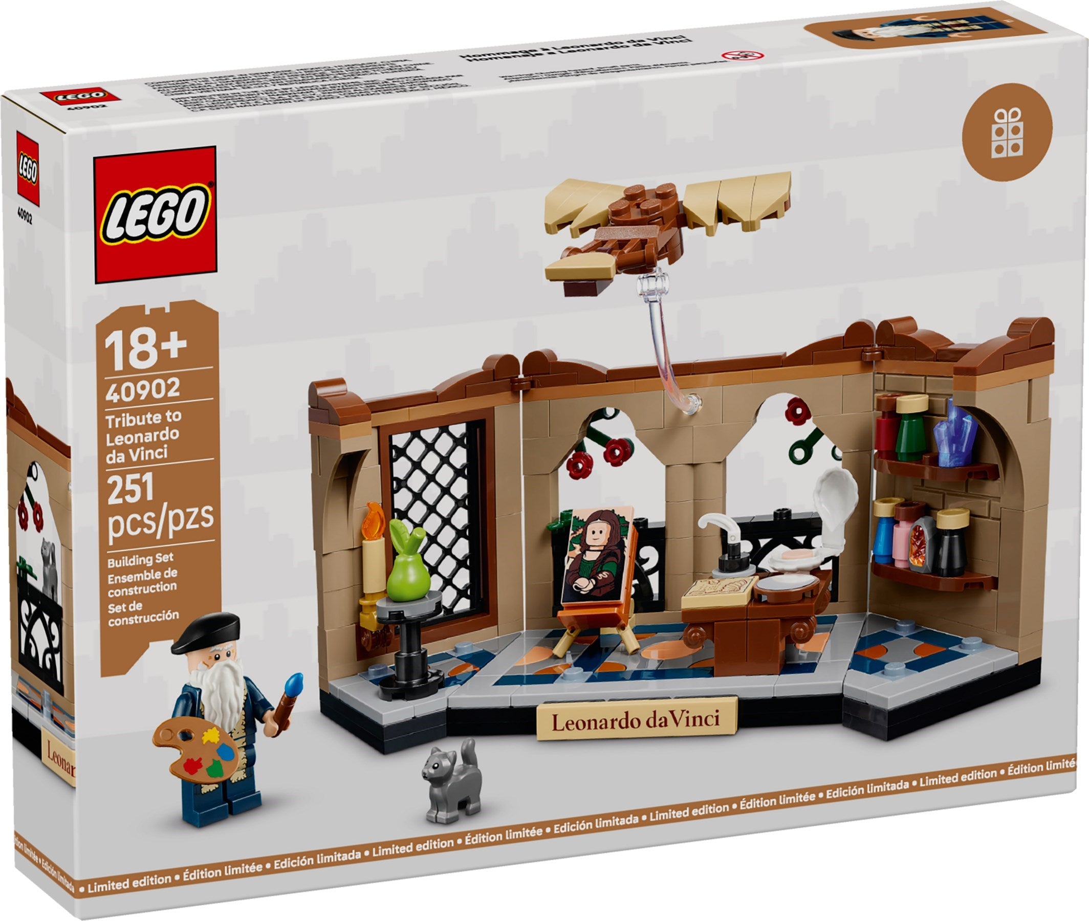 Tribute to Leonardo da Vinci 40902 | Promotional | LEGO (image 2)